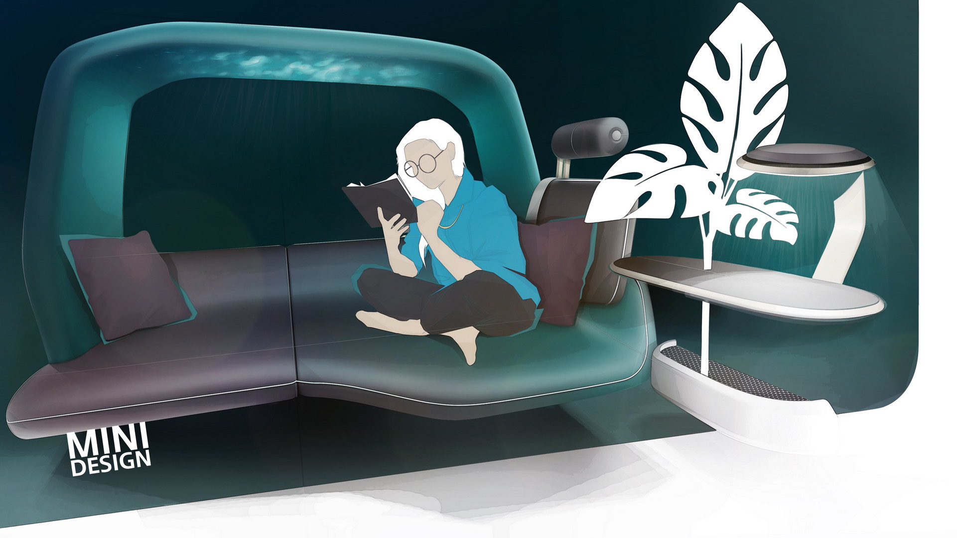 MINI Vision Urbanaut Is As A Futuristic Autonomous Minivan Doubling As A Chic Urban Hangout