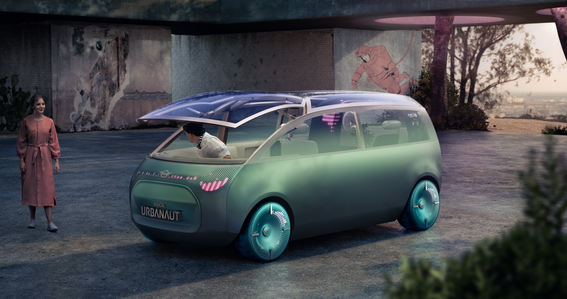 MINI Vision Urbanaut Is As A Futuristic Autonomous Minivan Doubling As A Chic Urban Hangout