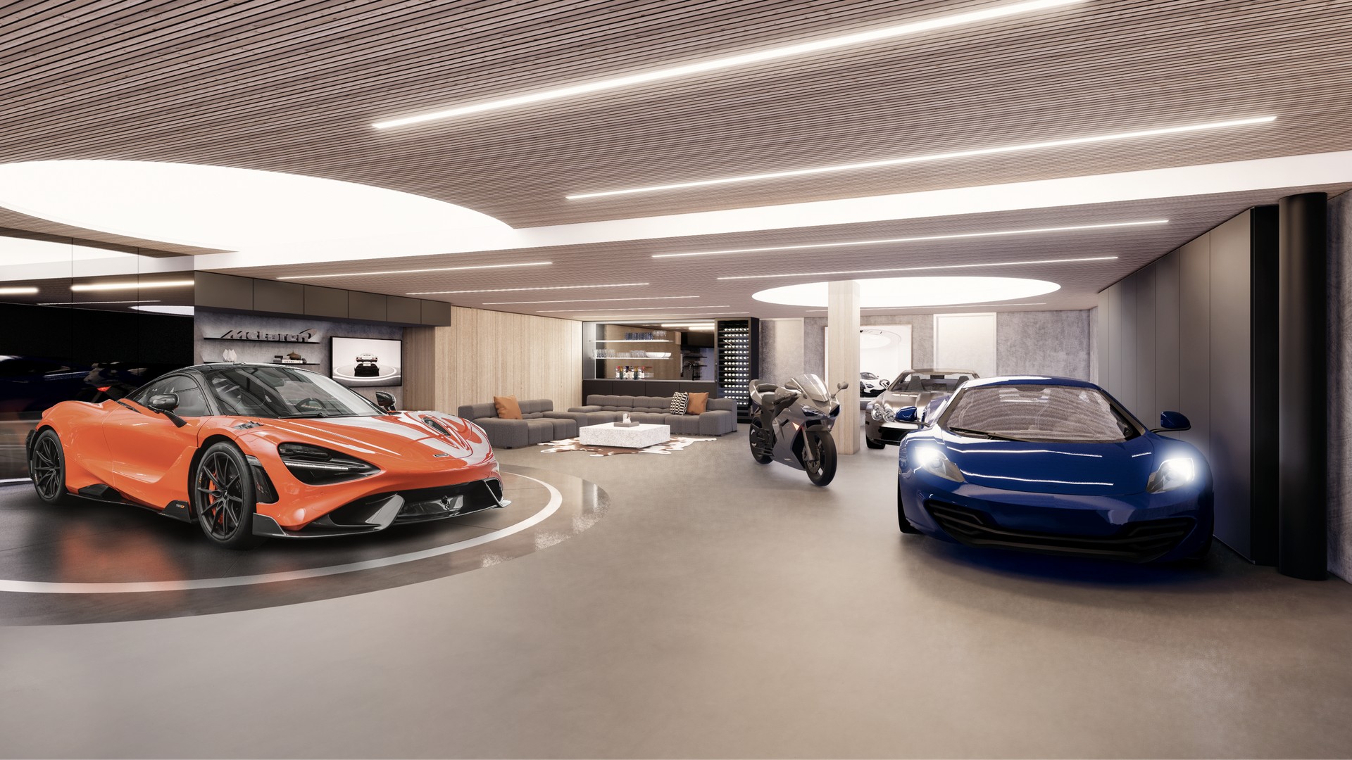 McLaren Designed “Super Garage” Can Be Yours For A Cool $16 Million – Penthouse And 765LT Included