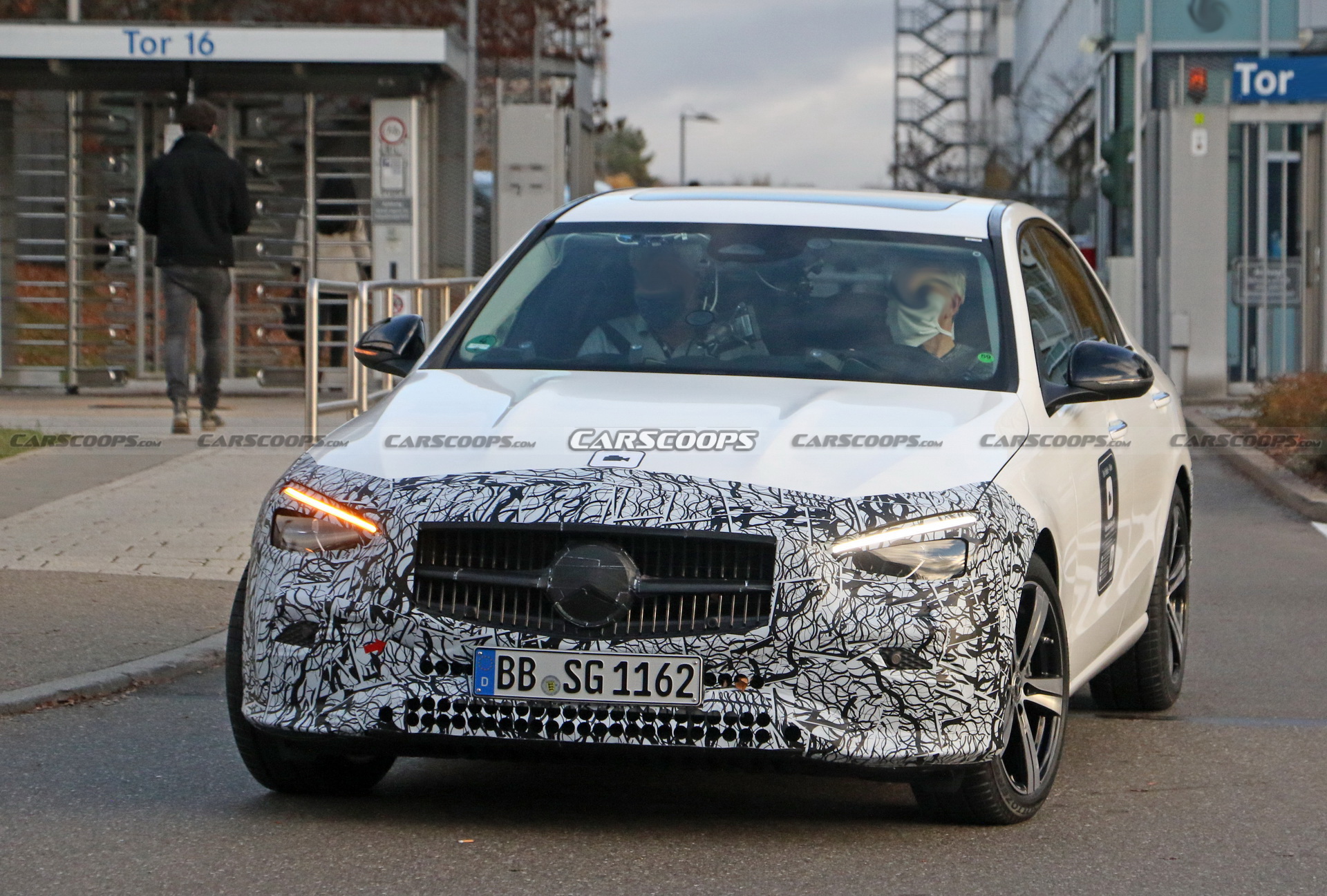 2022 Mercedes-Benz C-Class Sedan Gives Off Miniature S-Class Vibes In Latest Spy Photos