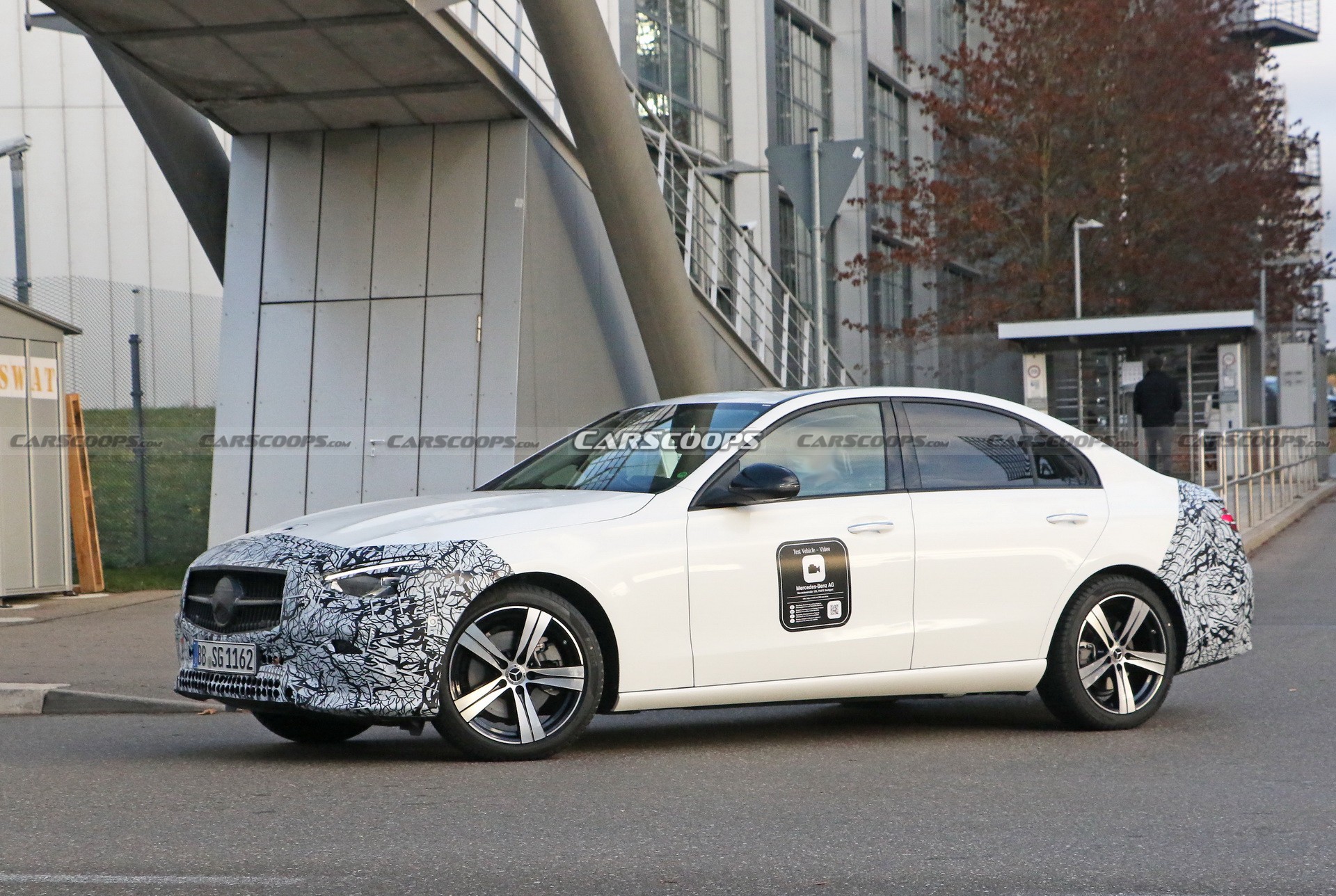 2022 Mercedes-Benz C-Class Sedan Gives Off Miniature S-Class Vibes In Latest Spy Photos