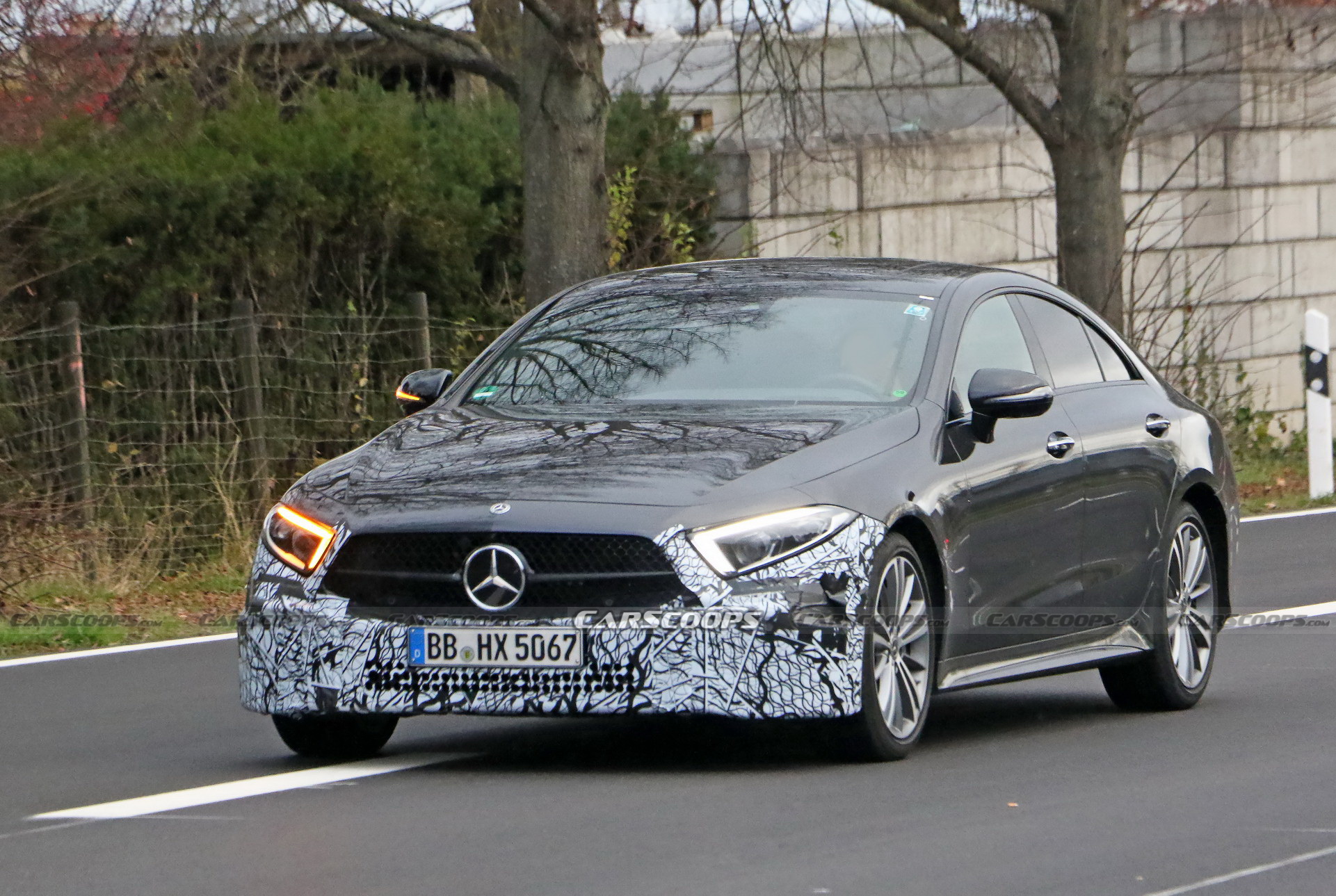 Facelifted 2022 Mercedes-Benz CLS Comes Out Hiding New Bumper Design