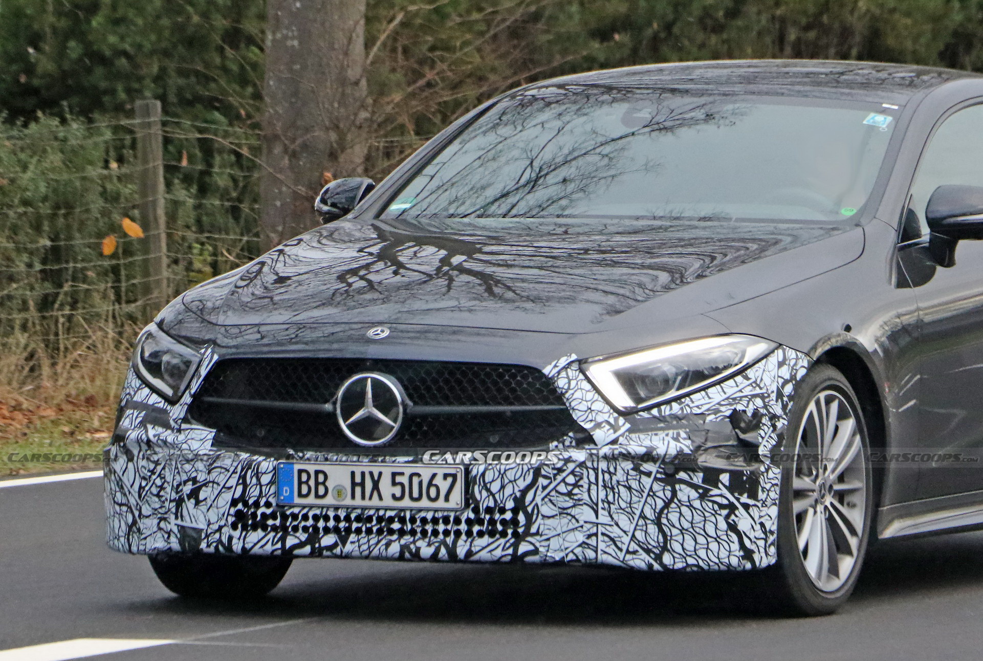 Facelifted 2022 Mercedes-Benz CLS Comes Out Hiding New Bumper Design