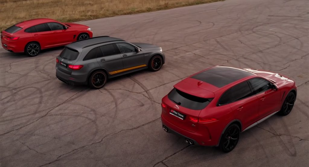  BMW X4 M, Mercedes-AMG GLC 63 And Jaguar F-Pace SVR Vie For Premium Compact Performance SUV Supremacy