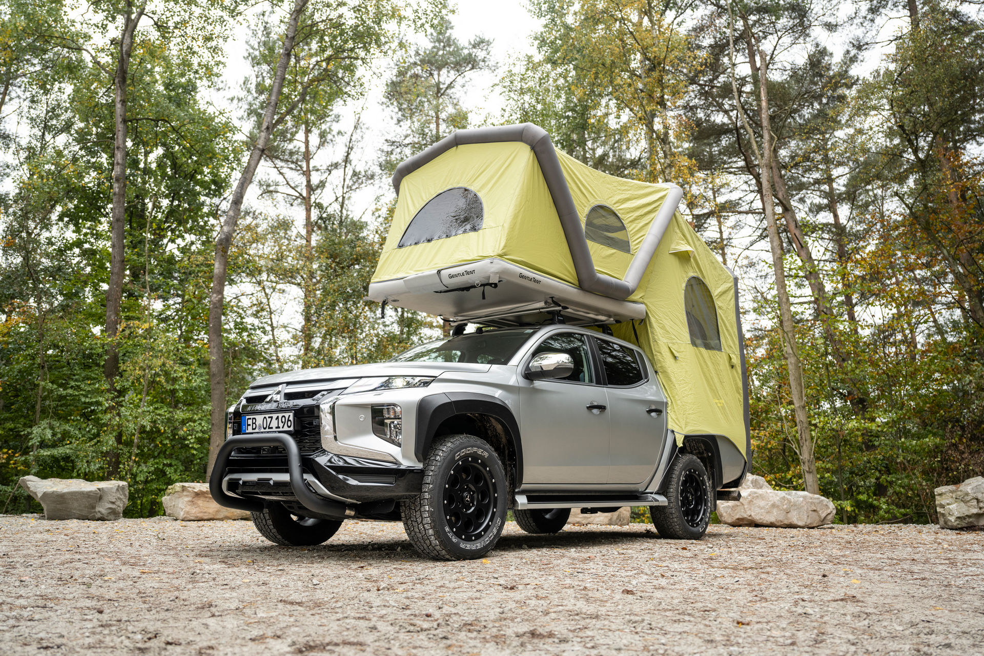 Mitsubishi Gets L200 Ready For Lockdown With Inflatable Camping Tent
