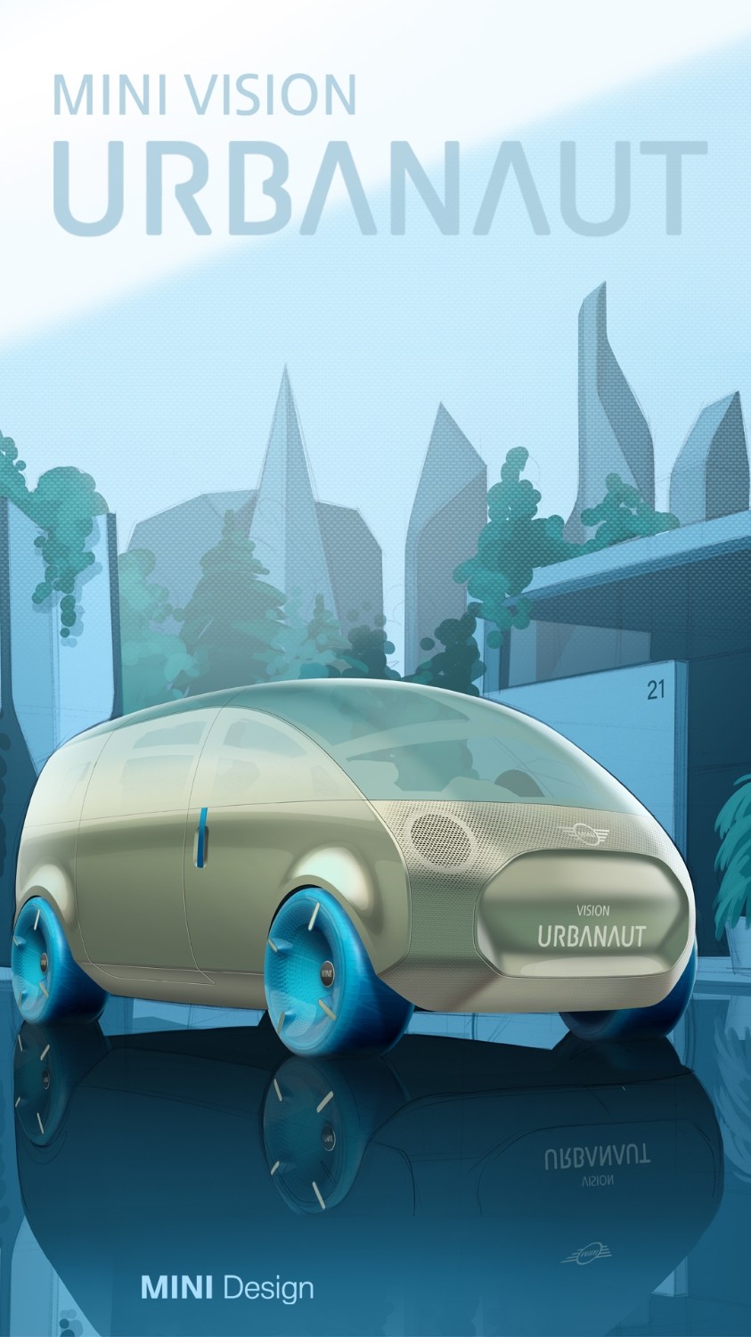 MINI Vision Urbanaut Is As A Futuristic Autonomous Minivan Doubling As A Chic Urban Hangout