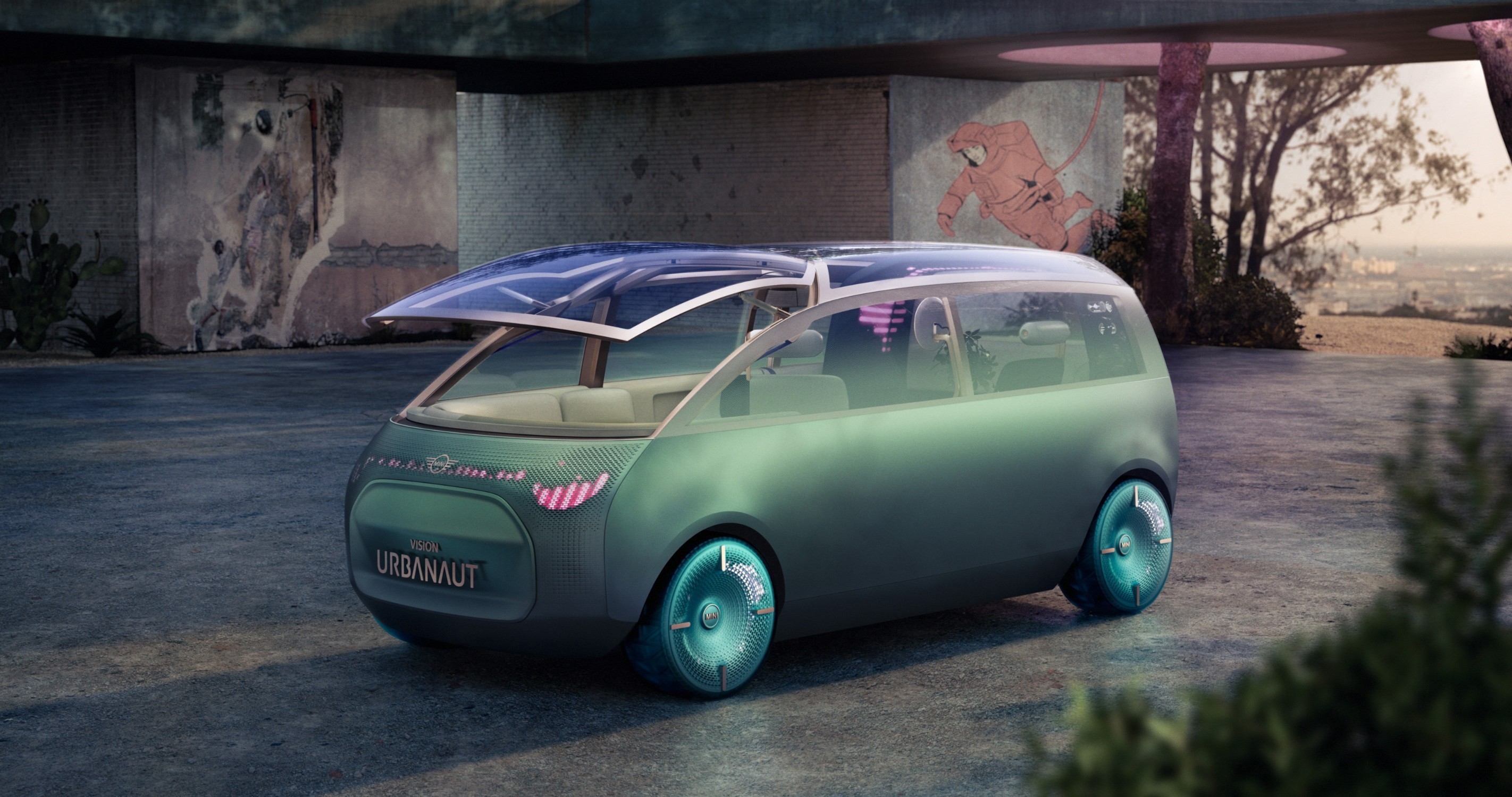 MINI Vision Urbanaut Is As A Futuristic Autonomous Minivan Doubling As A Chic Urban Hangout