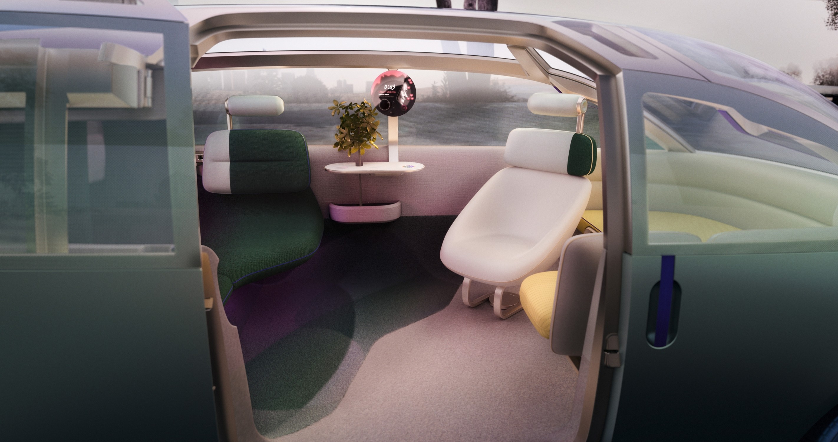 MINI Vision Urbanaut Is As A Futuristic Autonomous Minivan Doubling As A Chic Urban Hangout