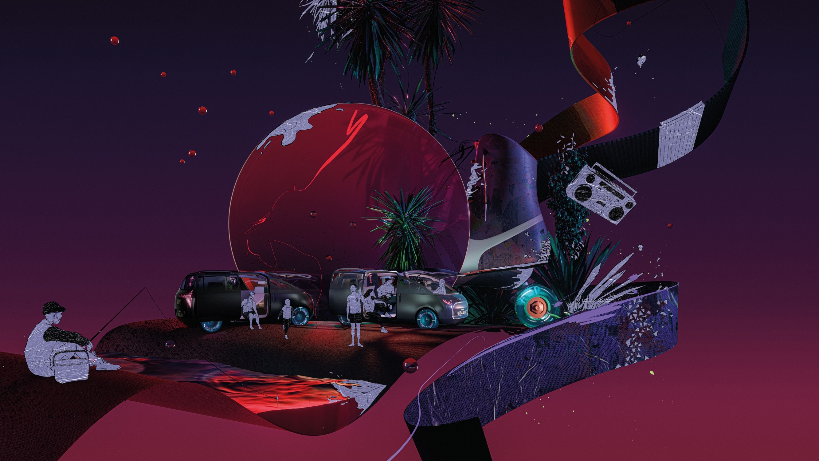 MINI Vision Urbanaut Is As A Futuristic Autonomous Minivan Doubling As A Chic Urban Hangout