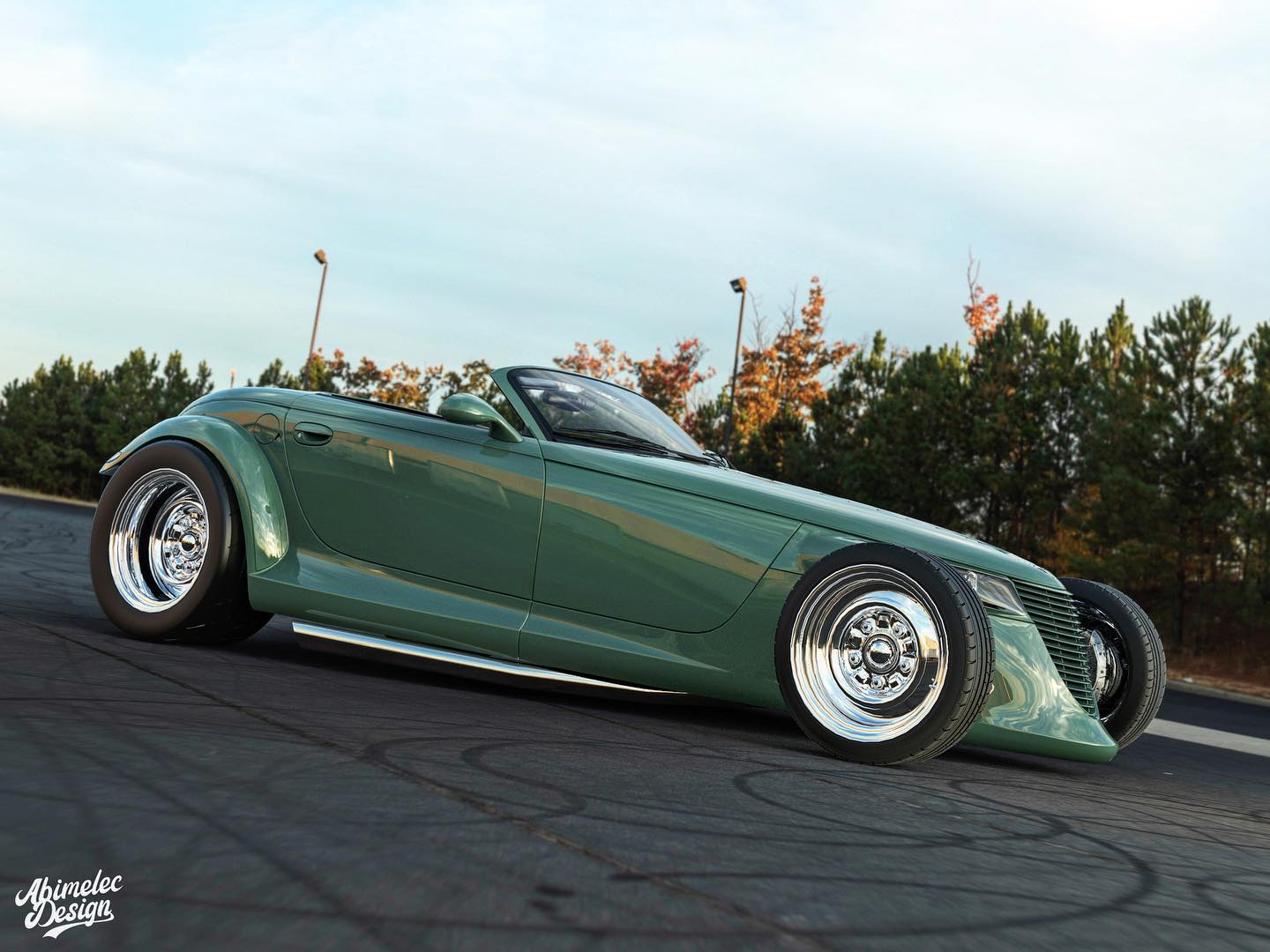 This Plymouth Prowler Render With A Reshaped Body And Hellcat V8 Would Make For An Interesting Project