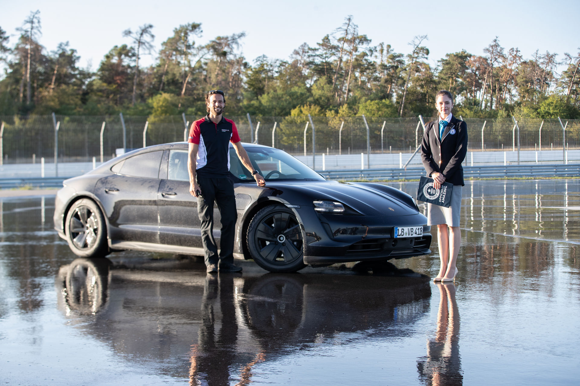 Porsche Taycan Sets Guinness World Record For Longest EV Drift