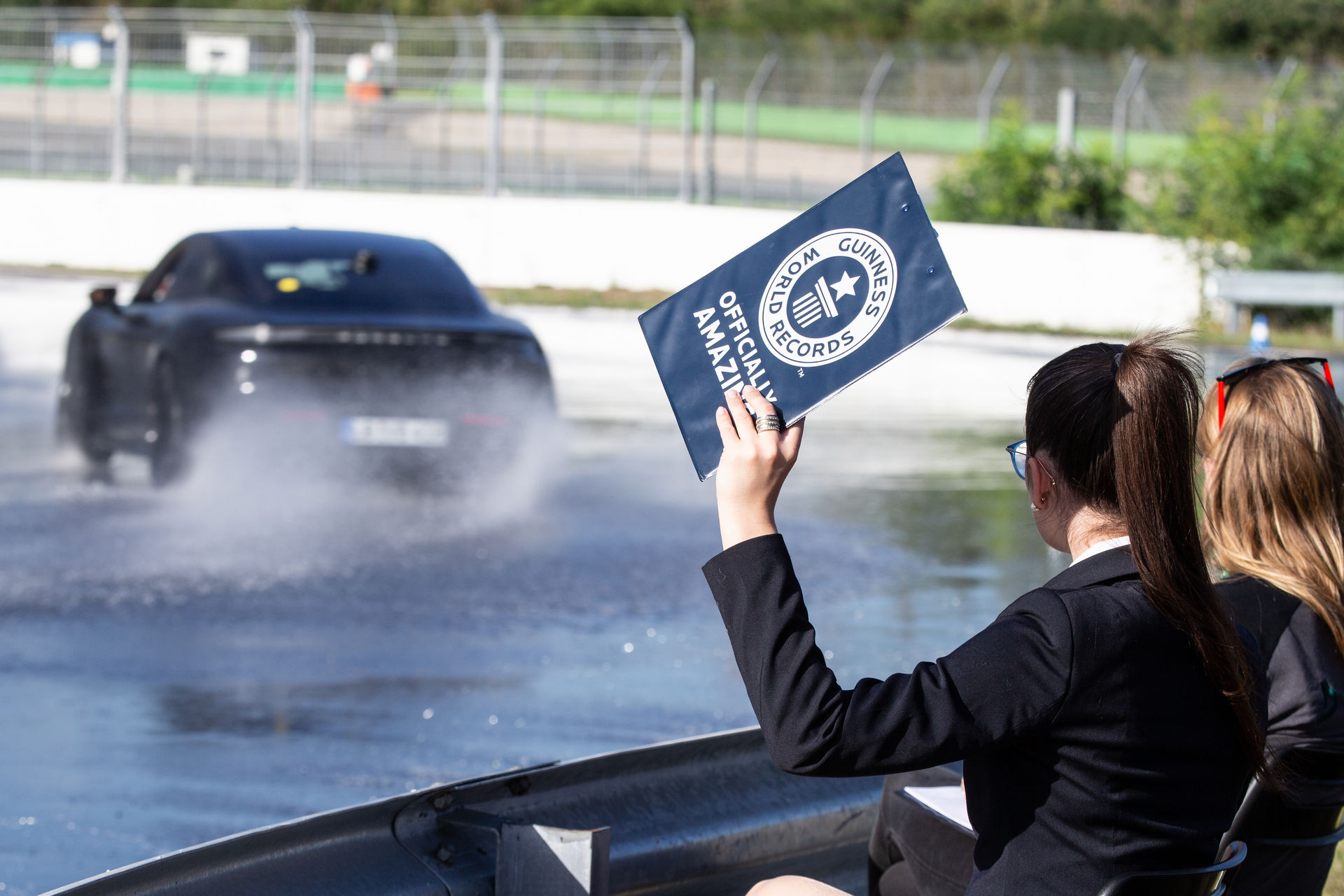 Porsche Taycan Sets Guinness World Record For Longest EV Drift