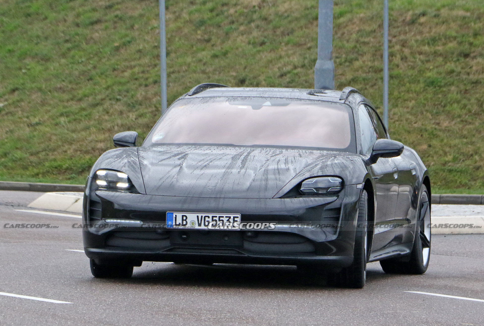 The New Electric Porsche Taycan Cross Turismo Is Shaping Up To Be A Looker