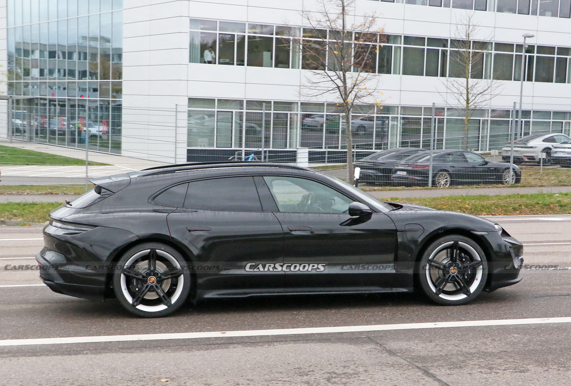 The New Electric Porsche Taycan Cross Turismo Is Shaping Up To Be A Looker