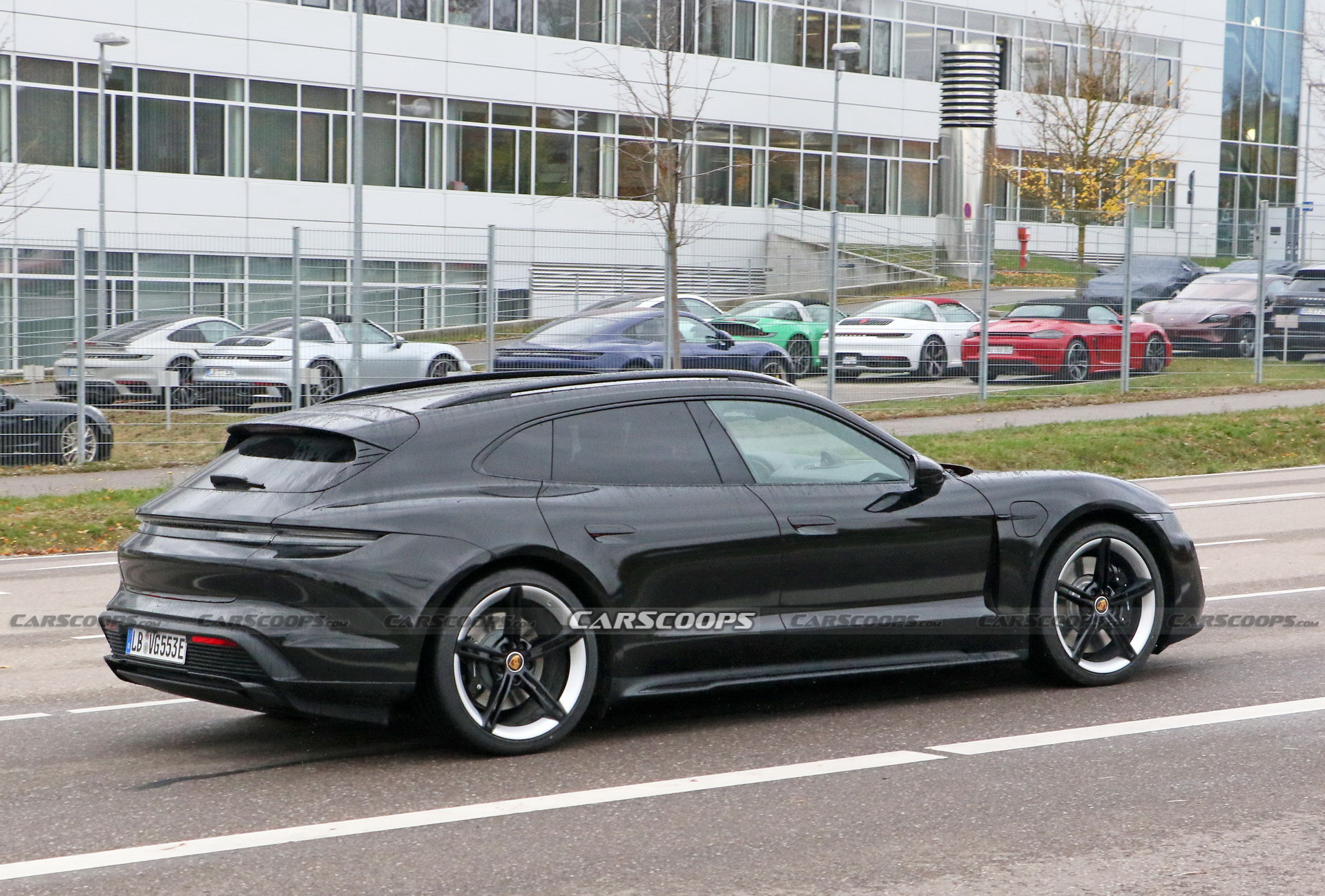 The New Electric Porsche Taycan Cross Turismo Is Shaping Up To Be A Looker