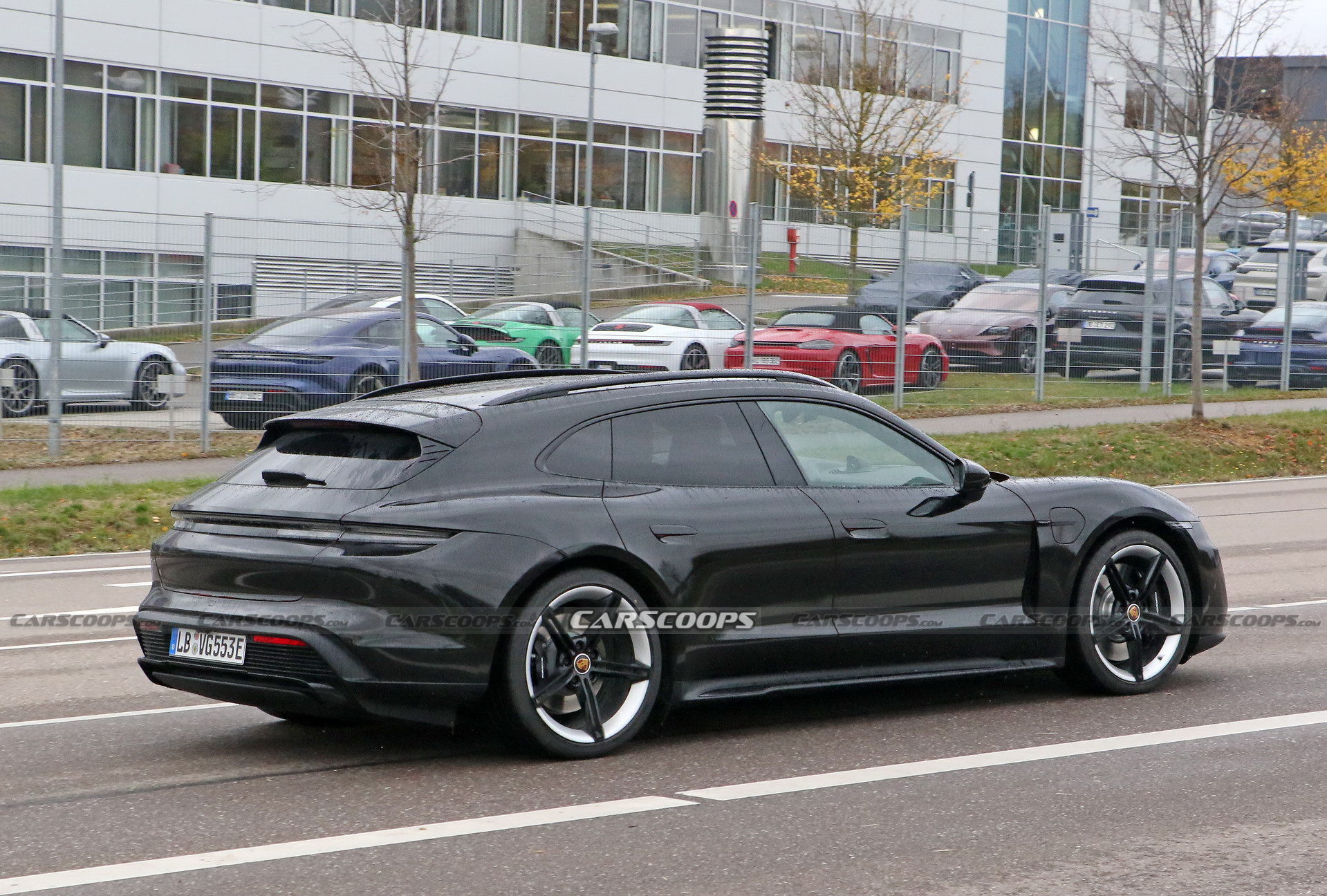 The New Electric Porsche Taycan Cross Turismo Is Shaping Up To Be A Looker