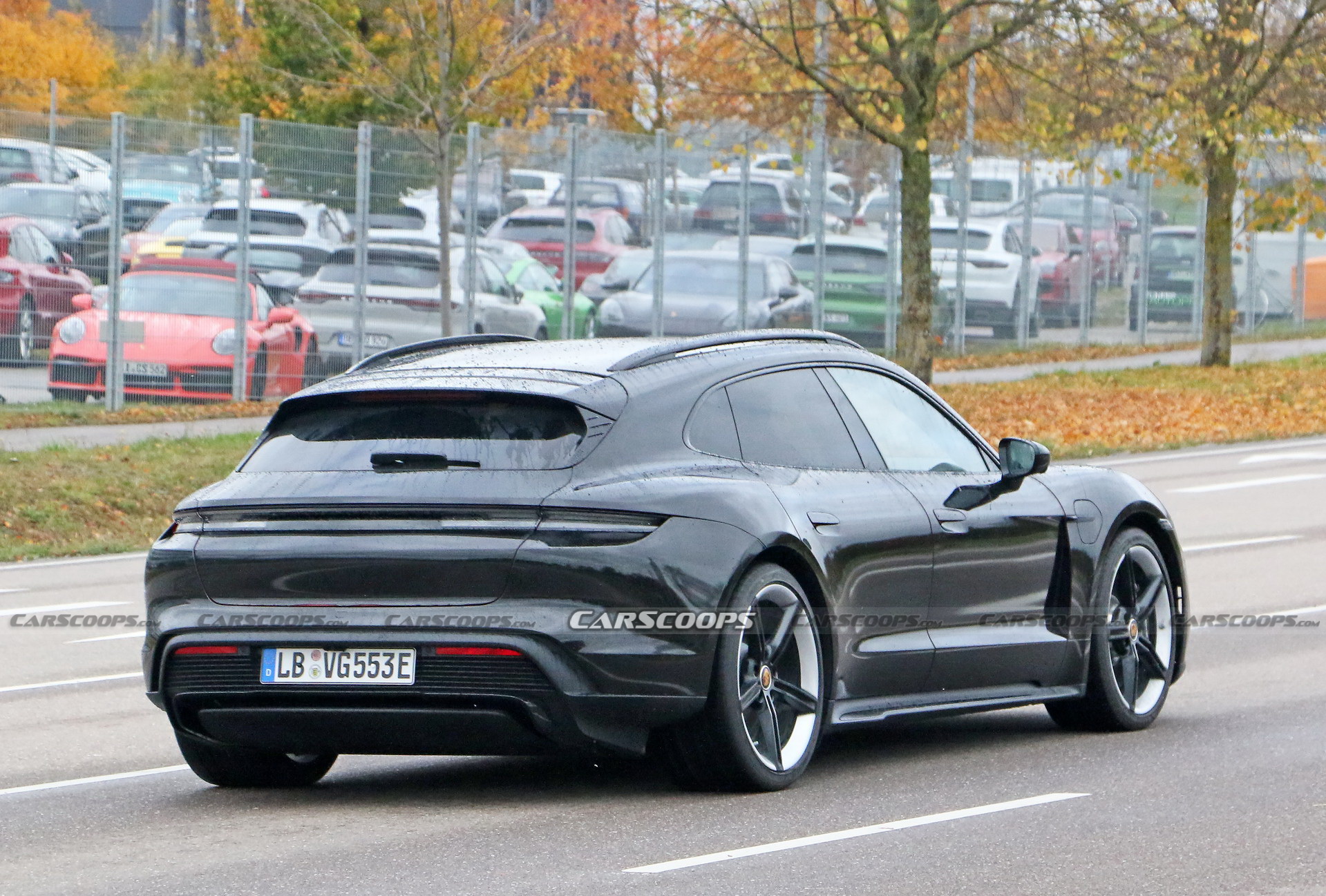The New Electric Porsche Taycan Cross Turismo Is Shaping Up To Be A Looker