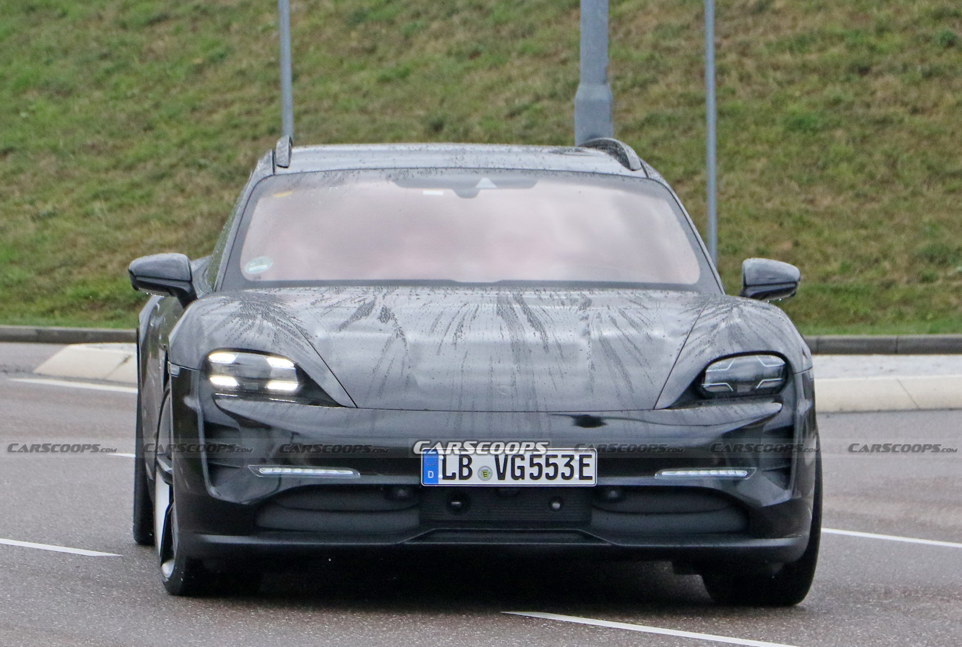 The New Electric Porsche Taycan Cross Turismo Is Shaping Up To Be A Looker