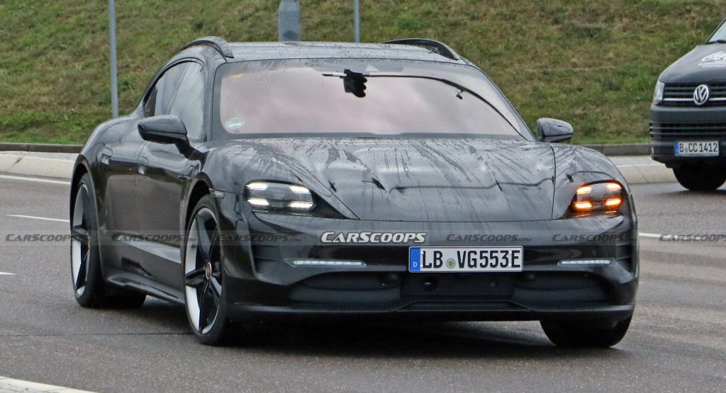  The New Electric Porsche Taycan Cross Turismo Is Shaping Up To Be A Looker