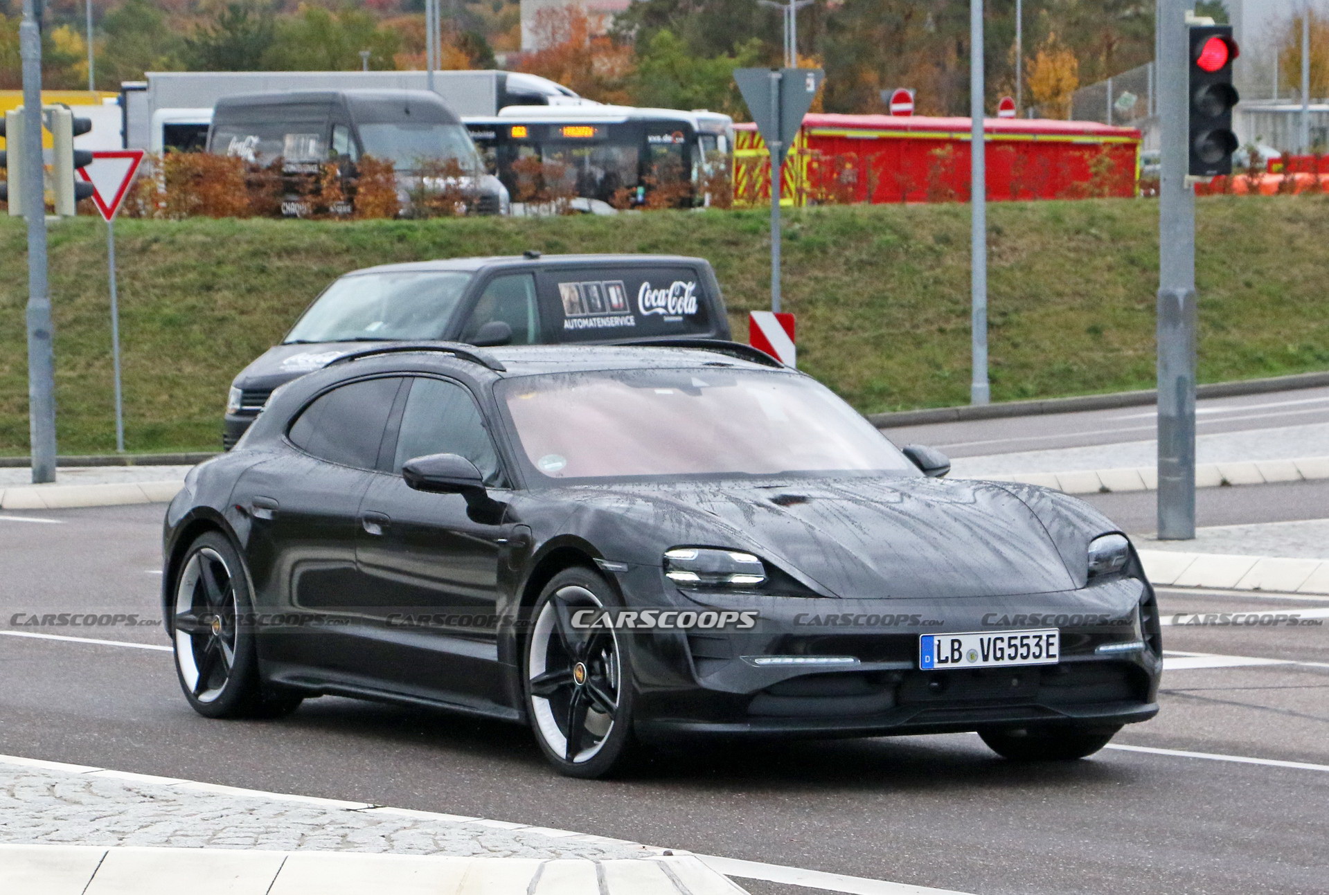 The New Electric Porsche Taycan Cross Turismo Is Shaping Up To Be A Looker