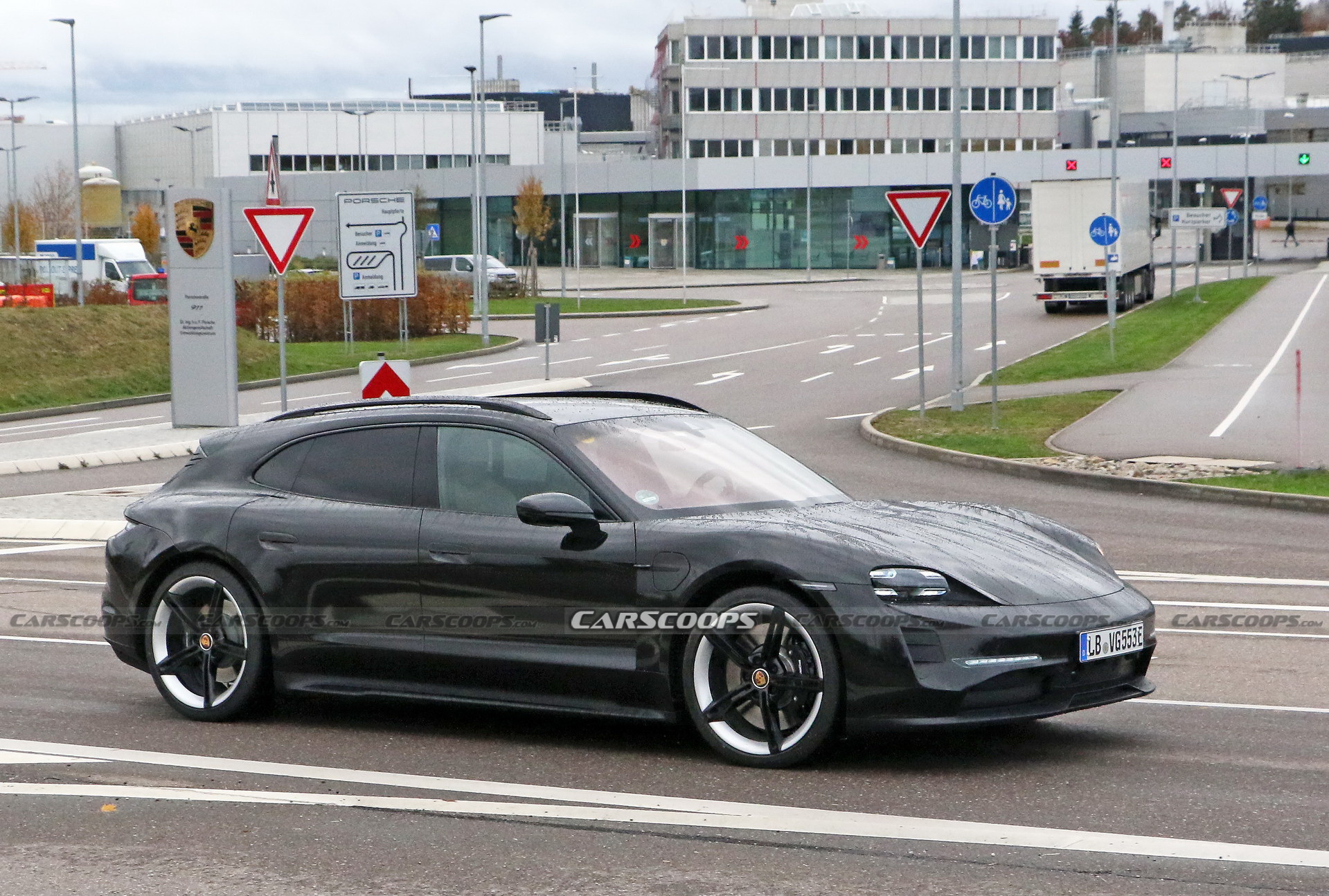 The New Electric Porsche Taycan Cross Turismo Is Shaping Up To Be A Looker