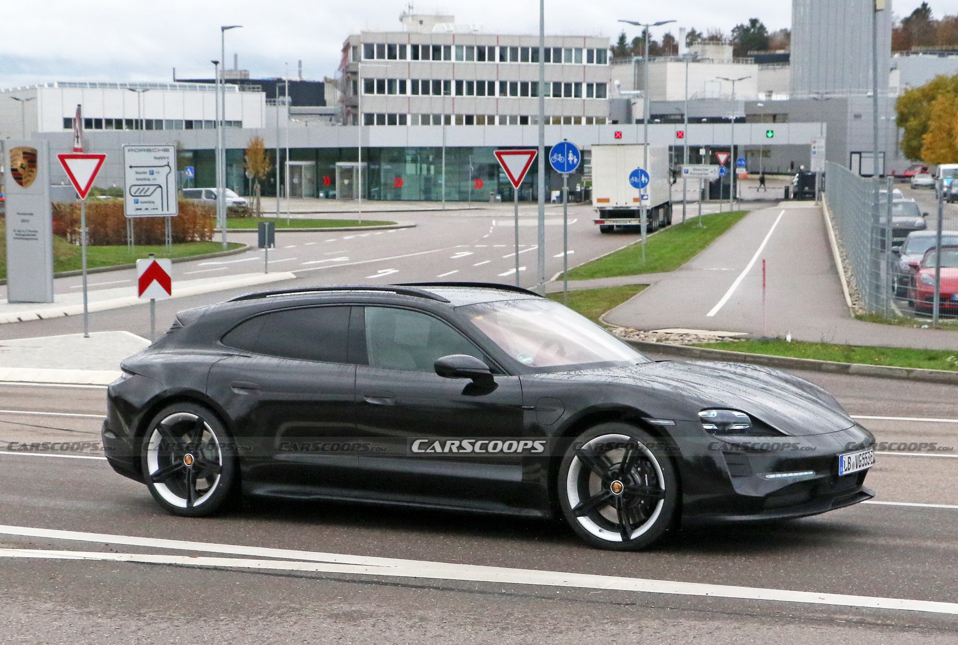 The New Electric Porsche Taycan Cross Turismo Is Shaping Up To Be A Looker