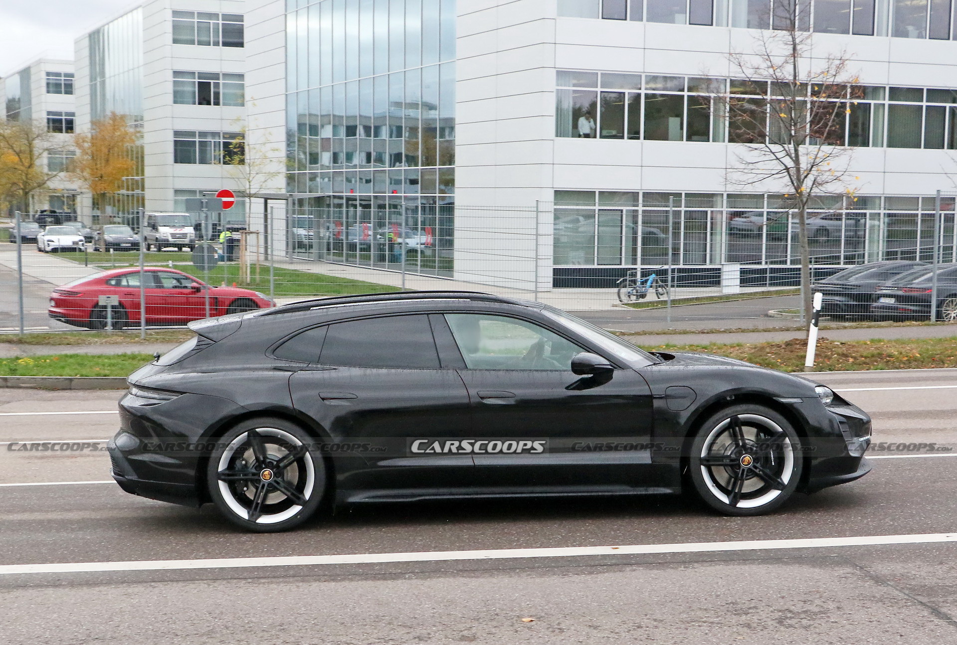 The New Electric Porsche Taycan Cross Turismo Is Shaping Up To Be A Looker