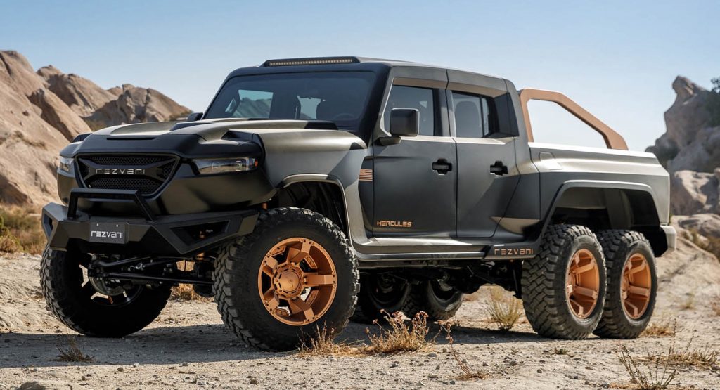  Rezvani Hercules 6×6 Debuts With $225,000 Base Price And Optional 1,300+ HP Supercharged V8