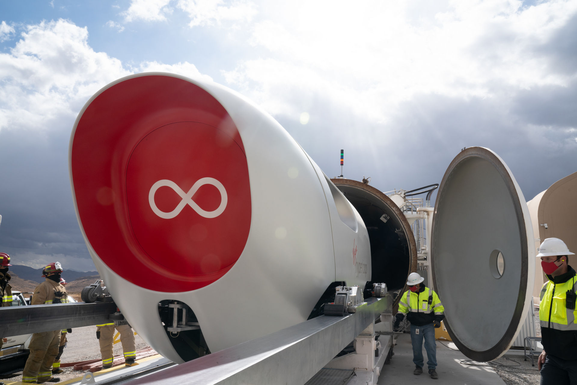 Virgin Hyperloop Completes First Passenger Test Through Vacuum Tube, Hits 107 MPH