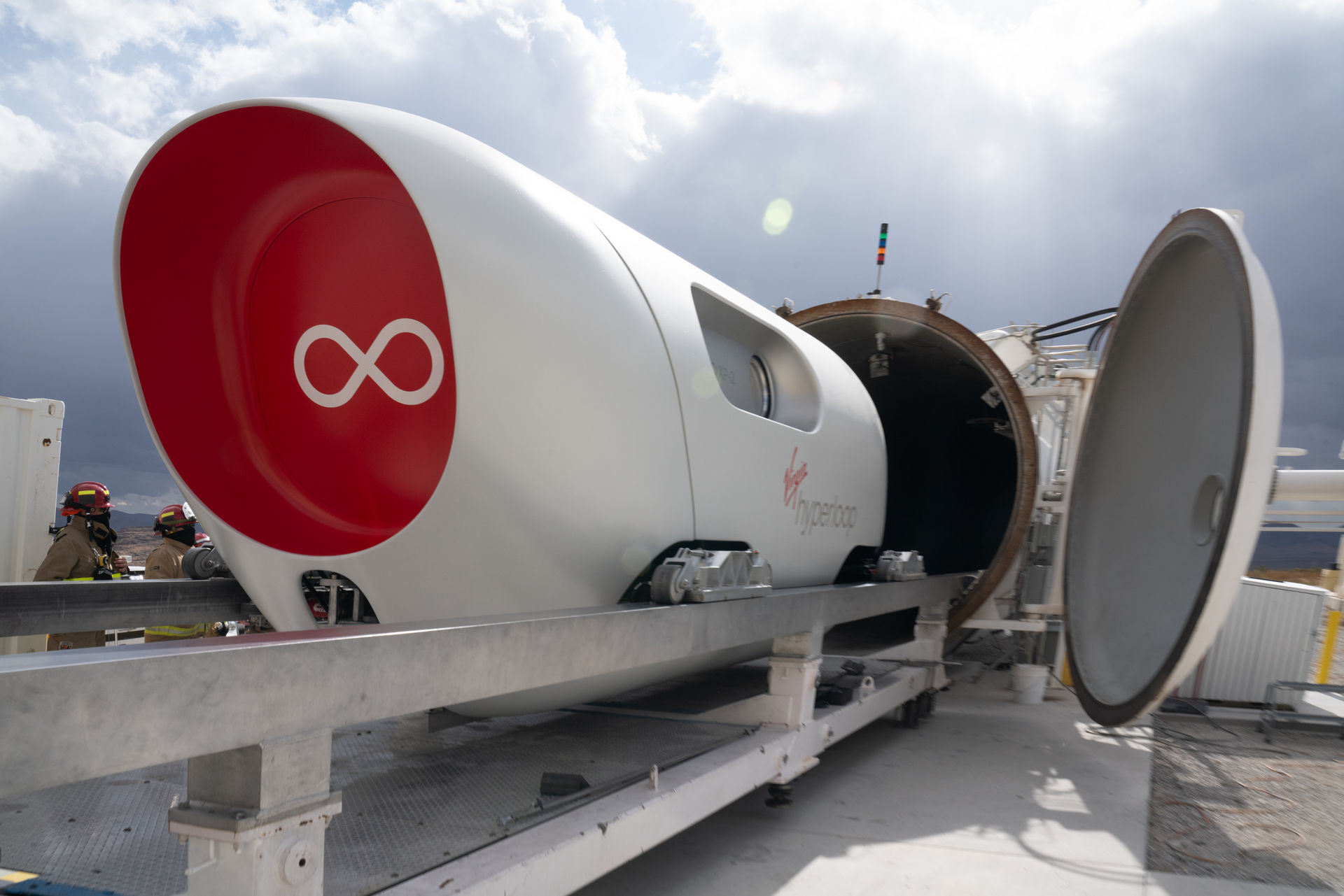Virgin Hyperloop Completes First Passenger Test Through Vacuum Tube, Hits 107 MPH