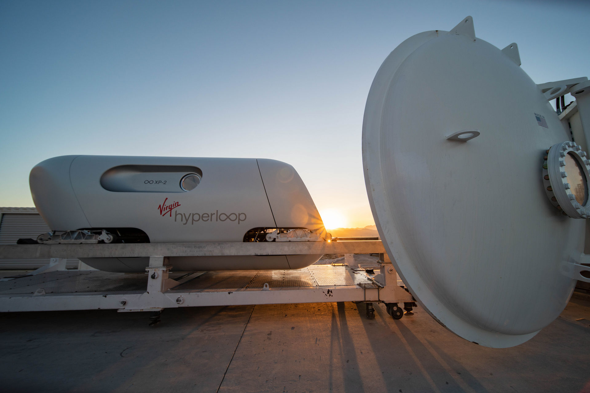 Virgin Hyperloop Completes First Passenger Test Through Vacuum Tube, Hits 107 MPH