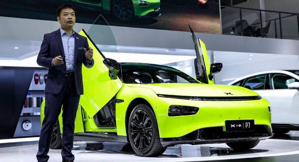  Xpeng P7 Wing Limited Edition Goes Extreme With Lambo-Style Scissor Doors