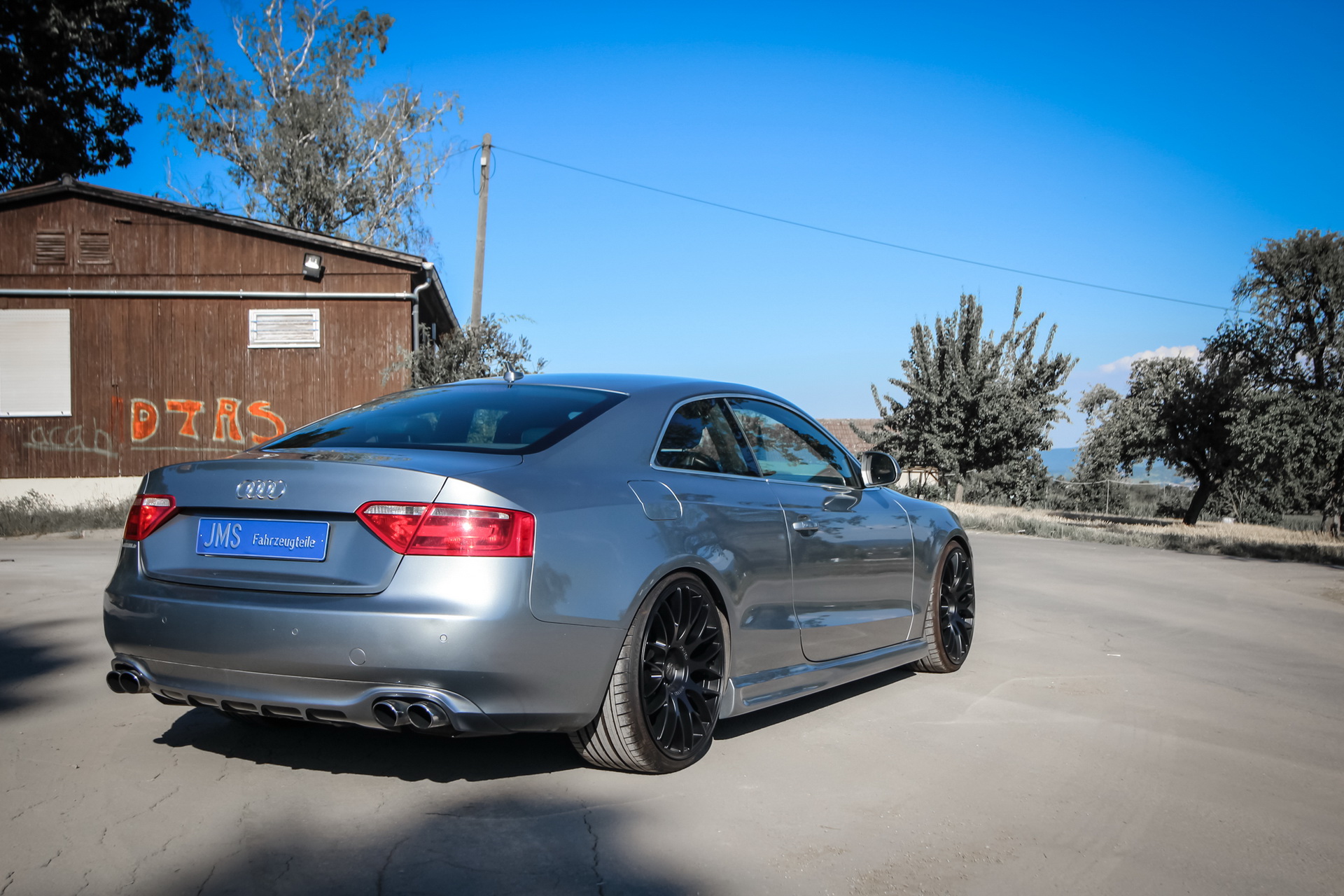 First-Gen Audi A5 Coupe Gets Some Add-Ons, New Rims By JMS Fahrzeugteile