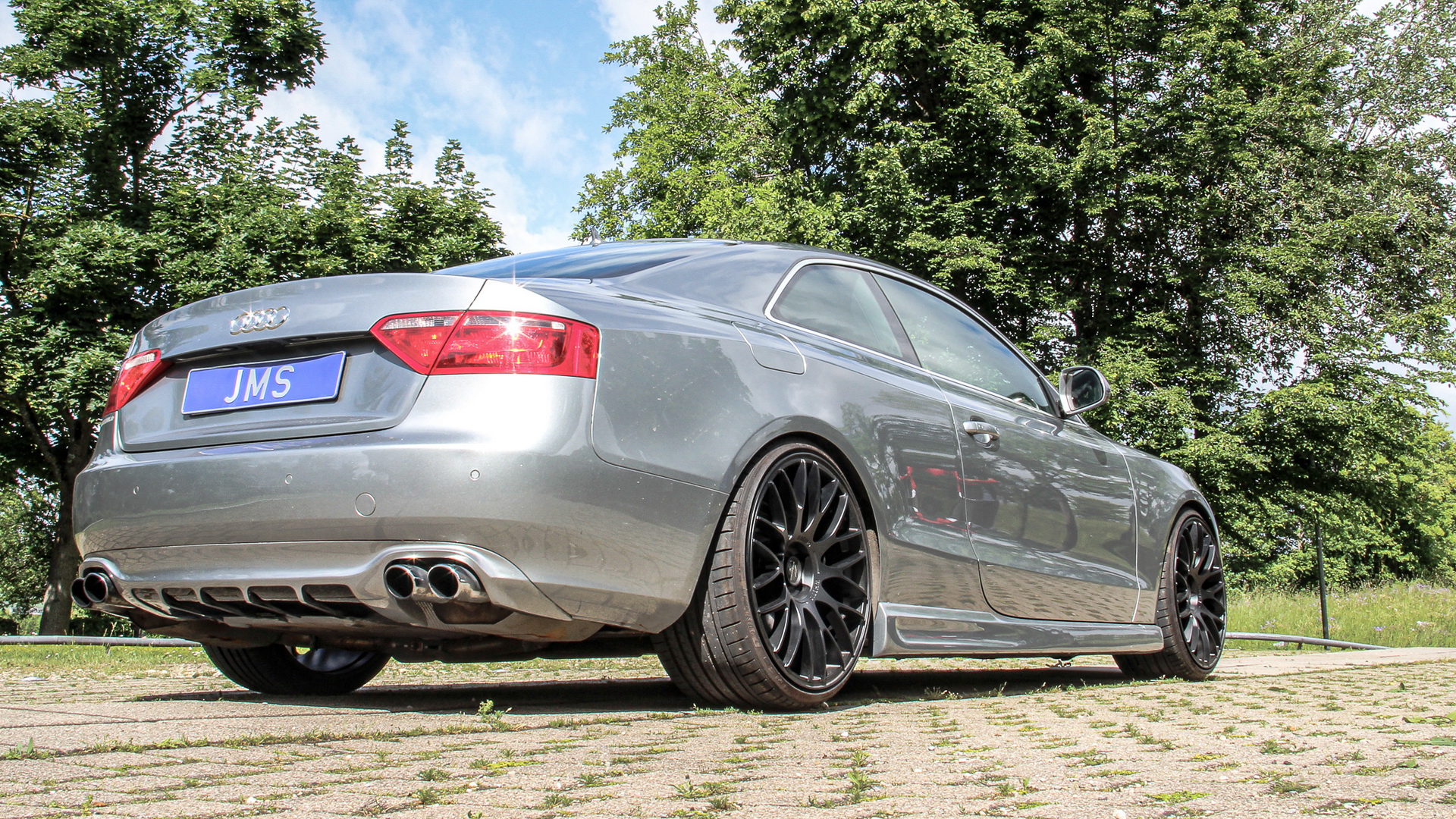 First-Gen Audi A5 Coupe Gets Some Add-Ons, New Rims By JMS Fahrzeugteile