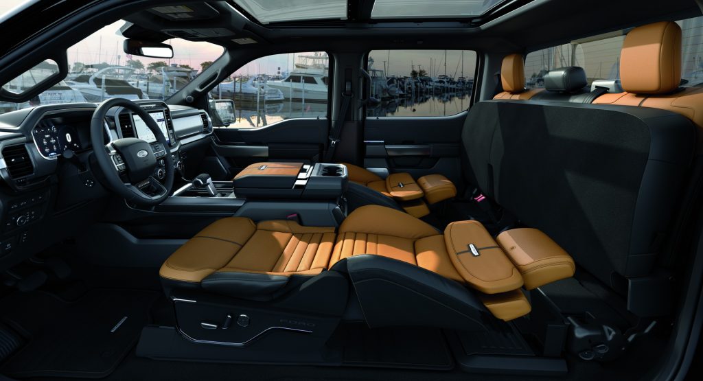  2021 Ford F-150 Gets New Class-Exclusive Max Recline Seats
