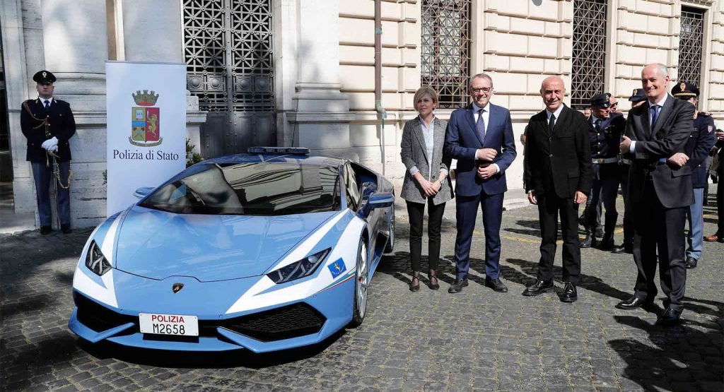  Italian Police Used A Lamborghini Huracan For Urgent 300-Mile Kidney Transport Run From Rome To Padua