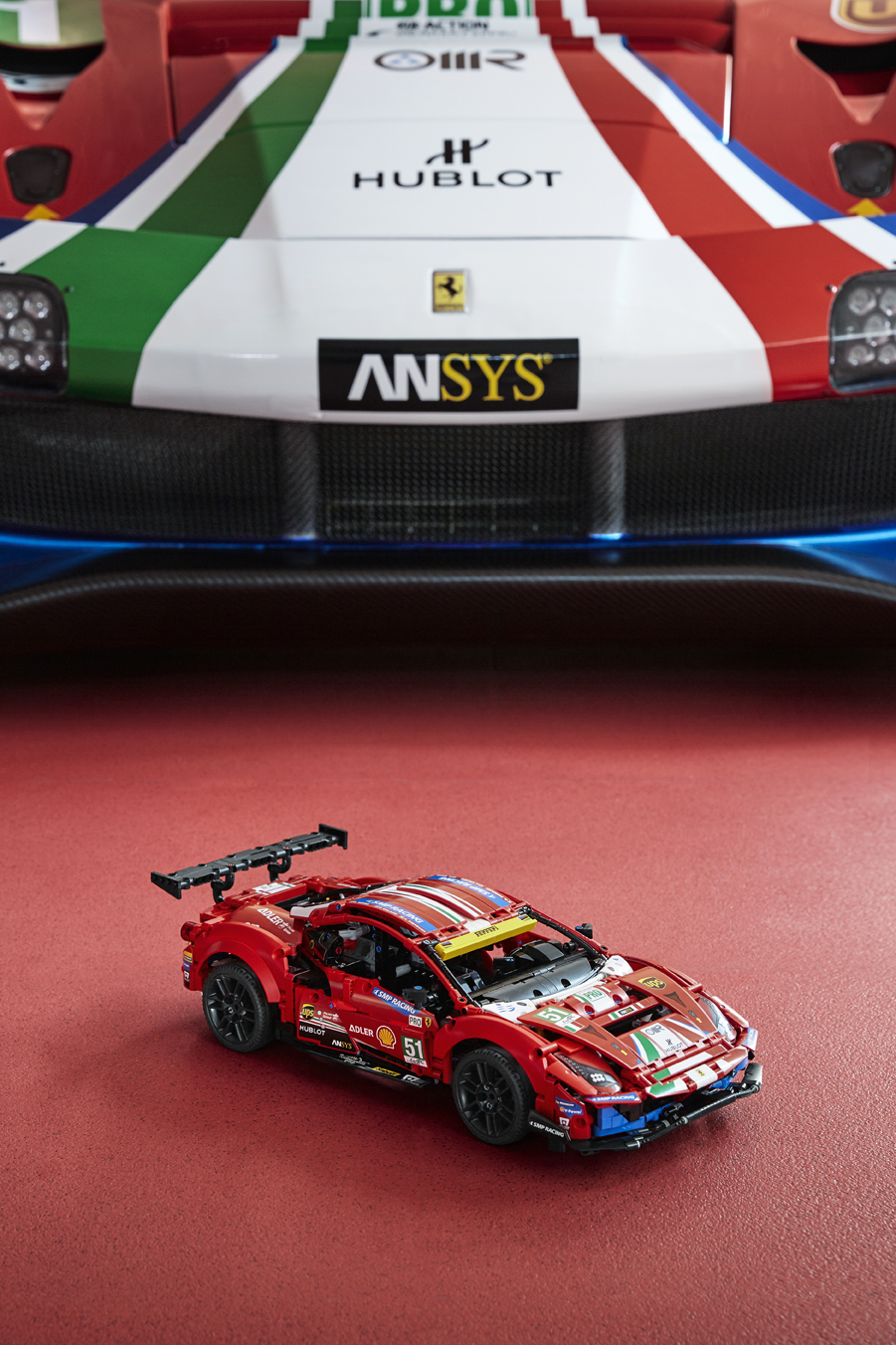 First Ever LEGO Technic Ferrari Is A $169.99 Miniature 488 GTE For Your Desk