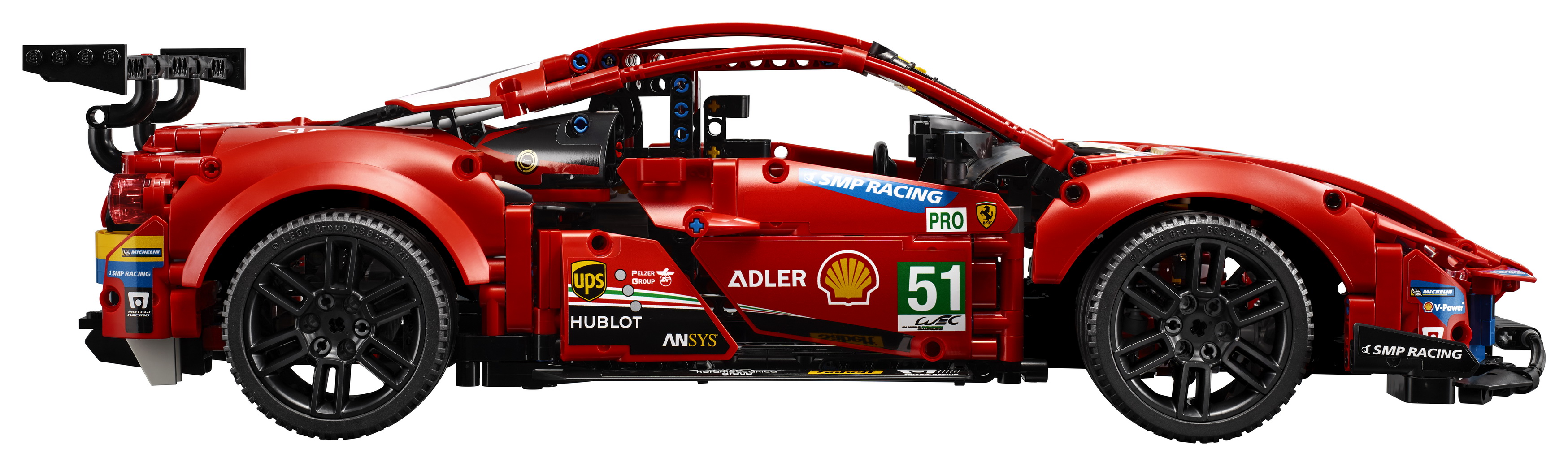 First Ever LEGO Technic Ferrari Is A $169.99 Miniature 488 GTE For Your Desk
