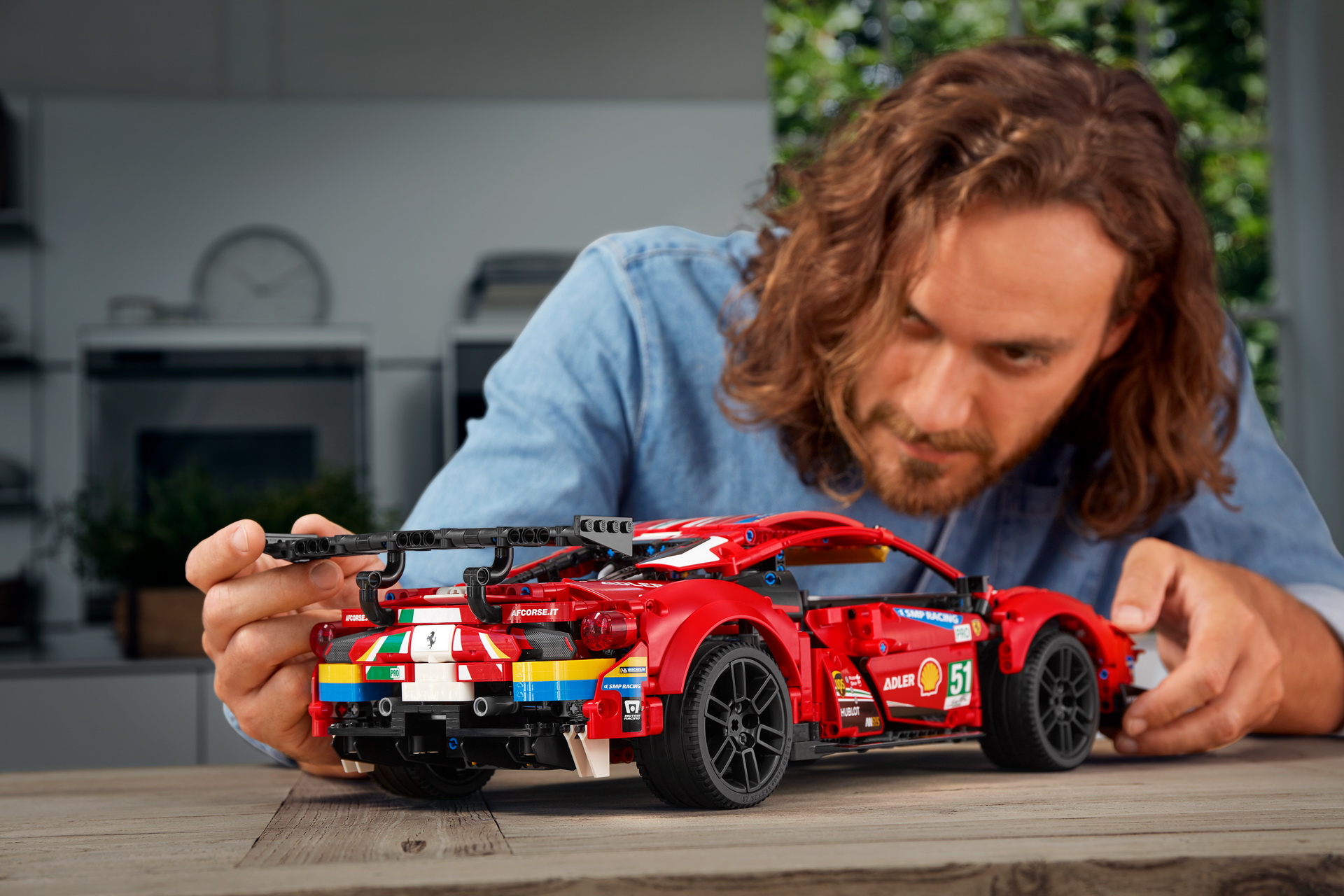 First Ever LEGO Technic Ferrari Is A $169.99 Miniature 488 GTE For Your Desk