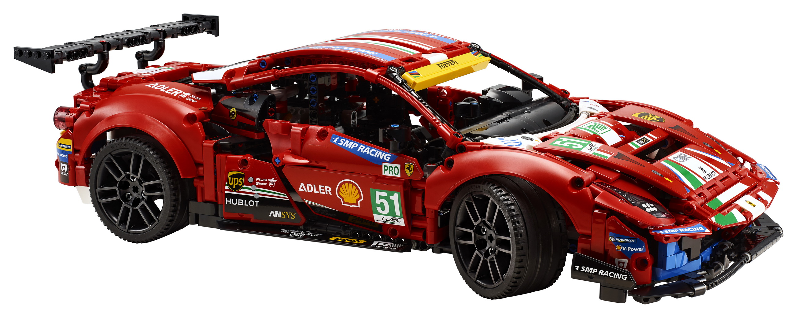 First Ever LEGO Technic Ferrari Is A $169.99 Miniature 488 GTE For Your Desk