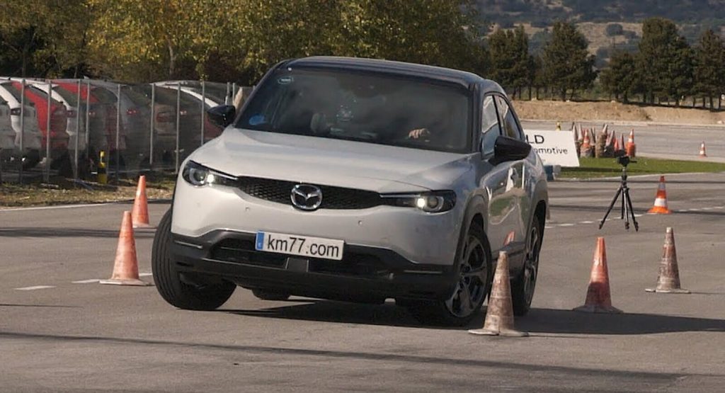  Can The Mazda MX-30 Electric Crossover Handle The Moose Test?
