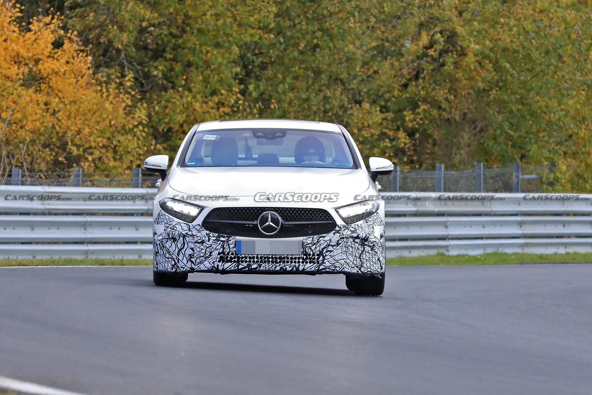 Facelifted 2022 Mercedes-Benz CLS Comes Out Hiding New Bumper Design
