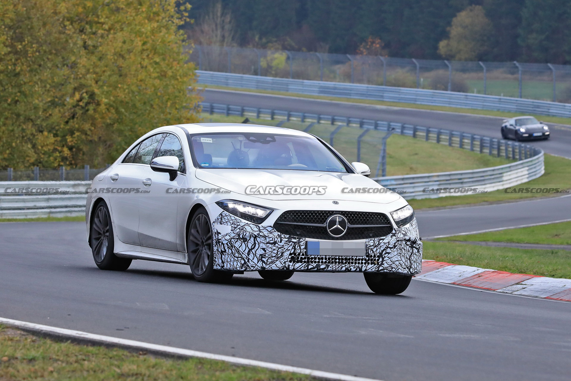 Facelifted 2022 Mercedes-Benz CLS Comes Out Hiding New Bumper Design
