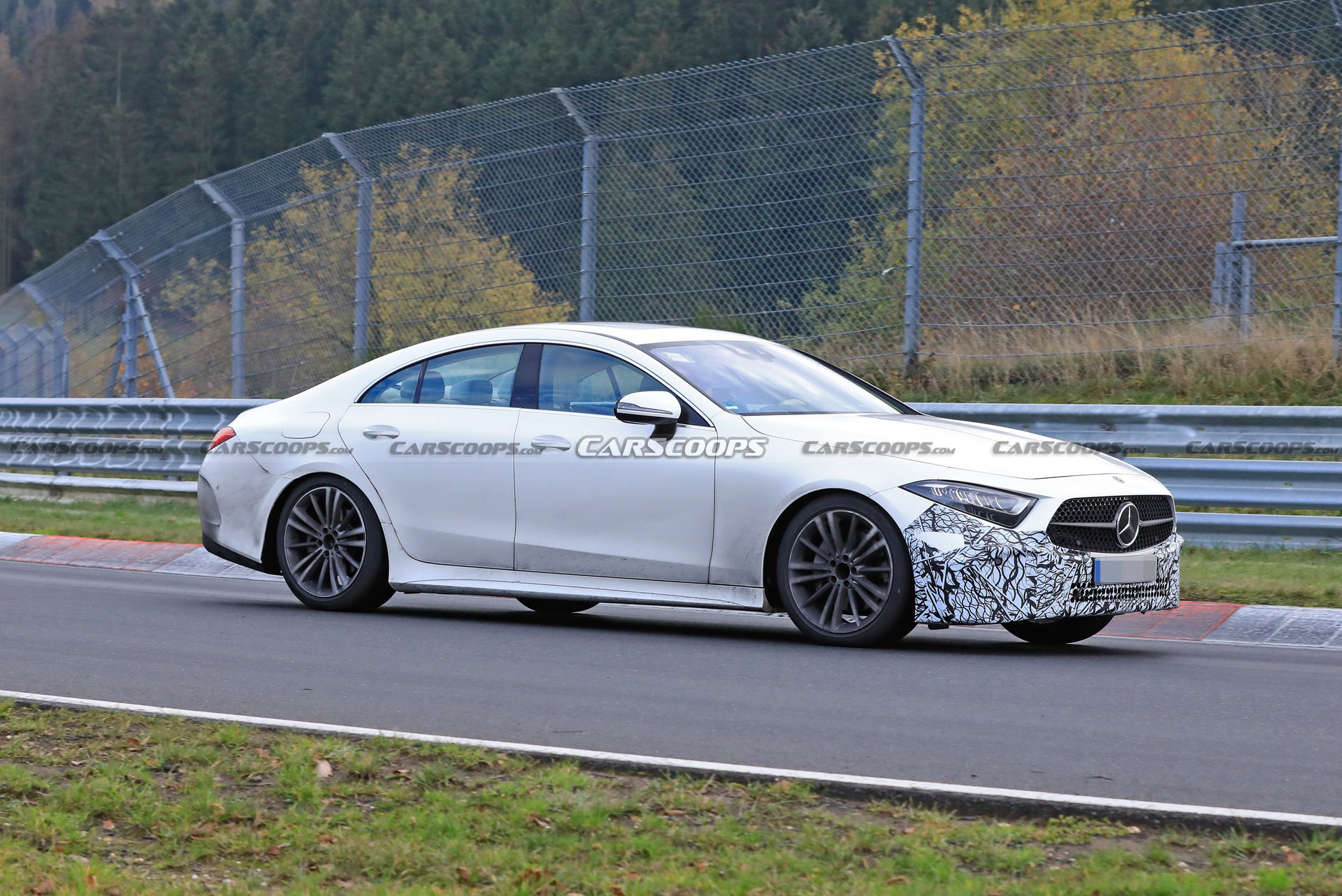 Facelifted 2022 Mercedes-Benz CLS Comes Out Hiding New Bumper Design