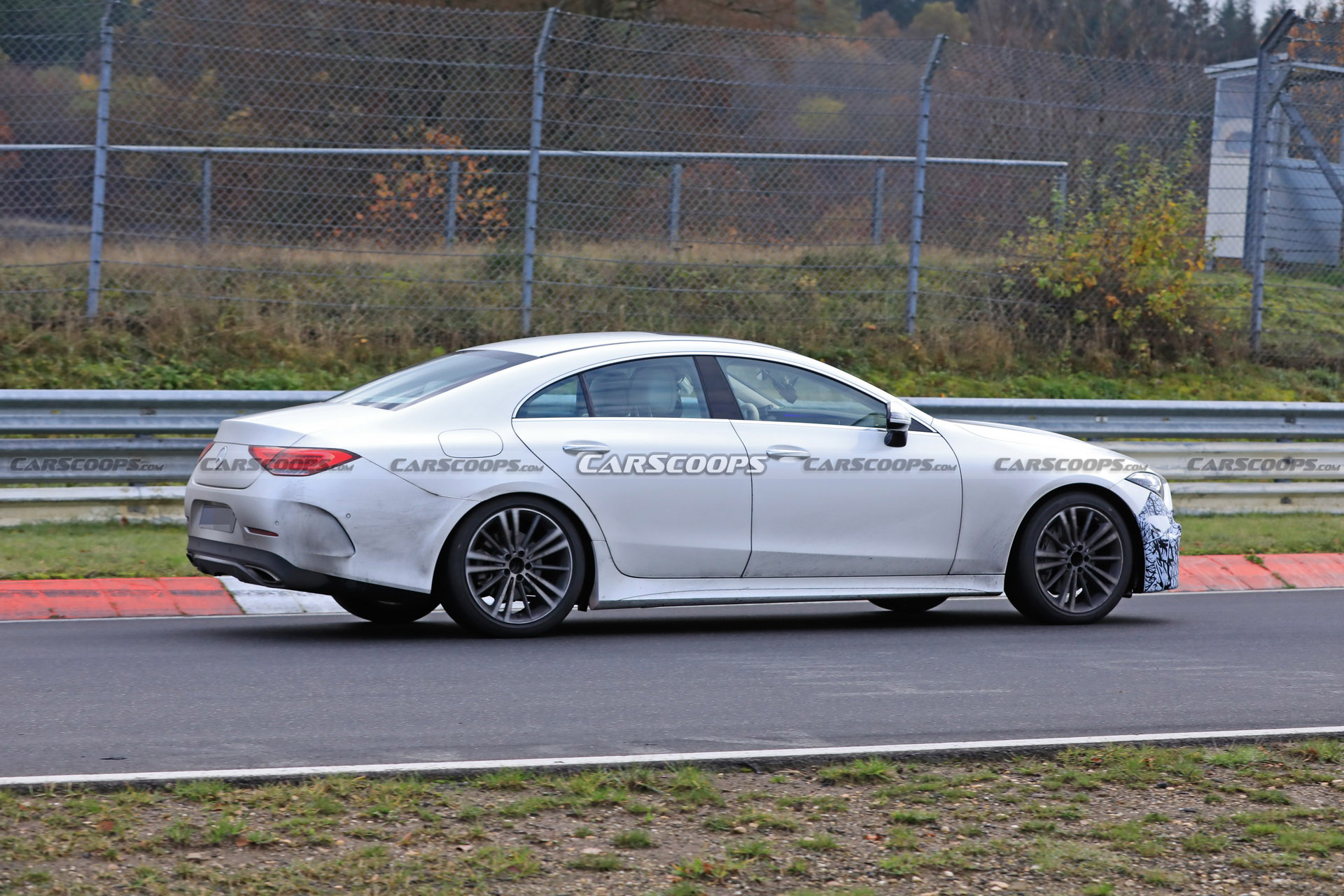 Facelifted 2022 Mercedes-Benz CLS Comes Out Hiding New Bumper Design