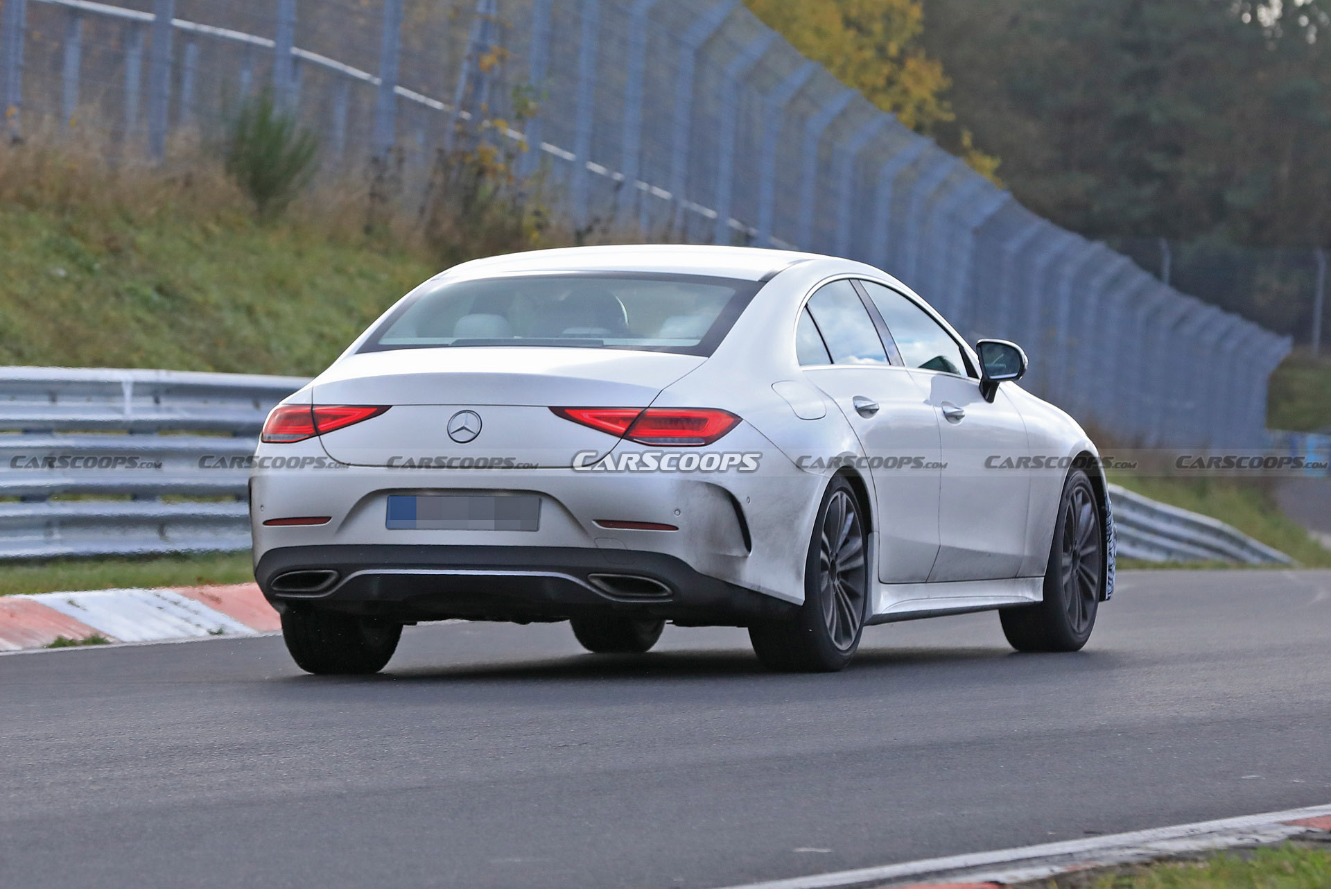 Facelifted 2022 Mercedes-Benz CLS Comes Out Hiding New Bumper Design
