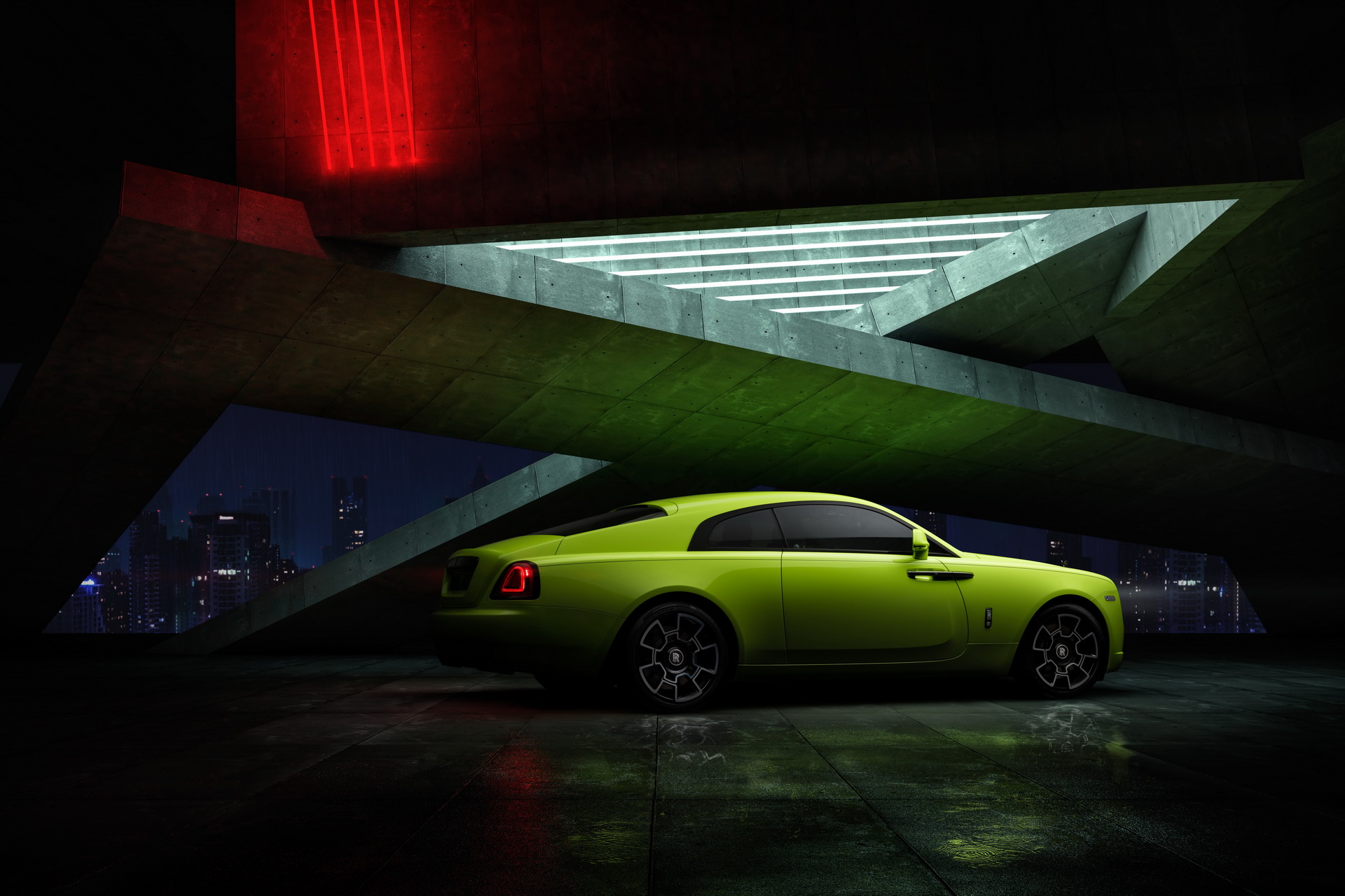Rolls-Royce Reveals ‘Neon Nights’ Collection For Black Badge Models