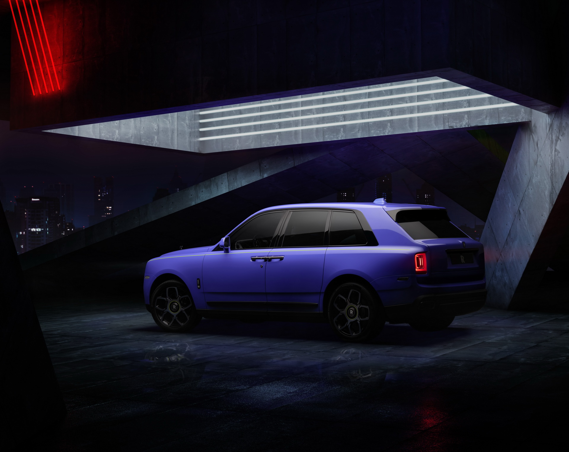 Rolls-Royce Reveals ‘Neon Nights’ Collection For Black Badge Models