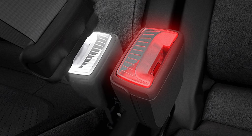  Skoda’s Illuminated Seatbelt Buckles Might Soon Be A Thing
