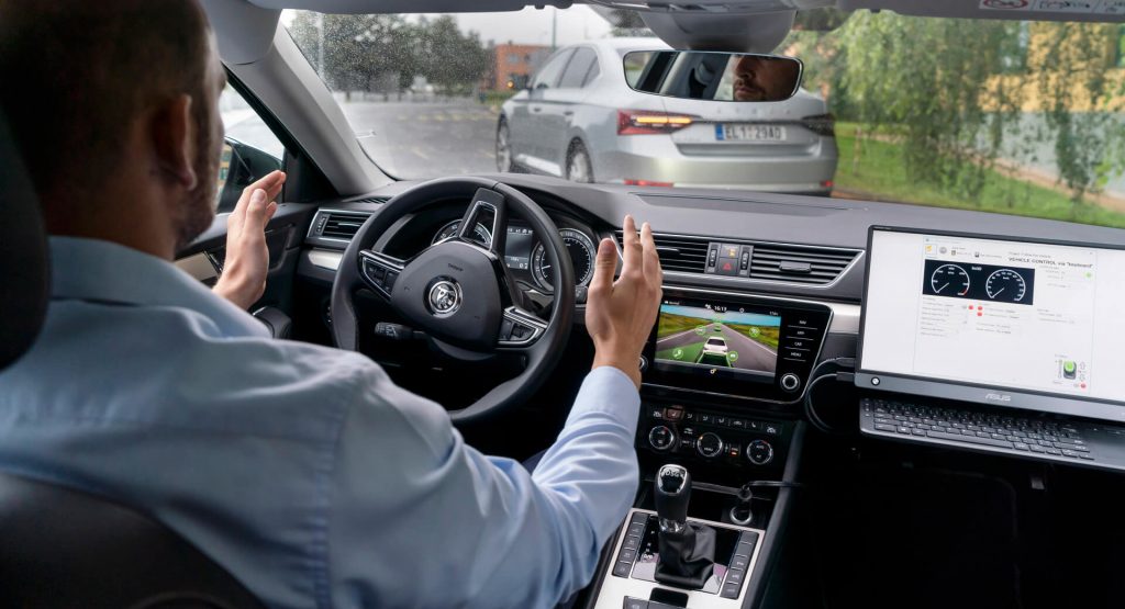  Skoda’s New Autonomous Tech Has A Self-Driving Car Following A Human-Operated One